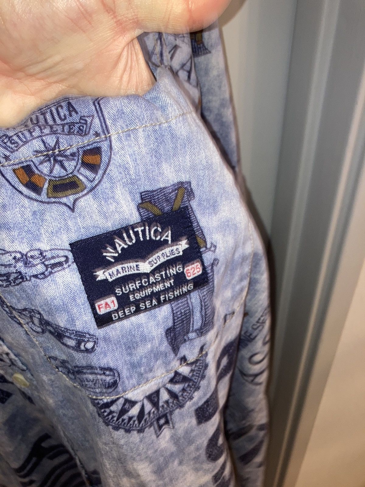 Nautica × Vintage VTG 90s NAUTICA Marine Supplies Surfcasting Equipment XL Size US XL / EU 56 / 4 - 6 Thumbnail