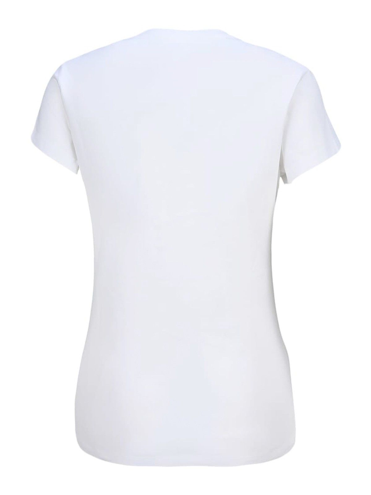 Off-White o1gr1nt0125 Pen Logo Fitted T-Shirt in Blanc Size XXS / US 00 / IT 34 - 2 Thumbnail