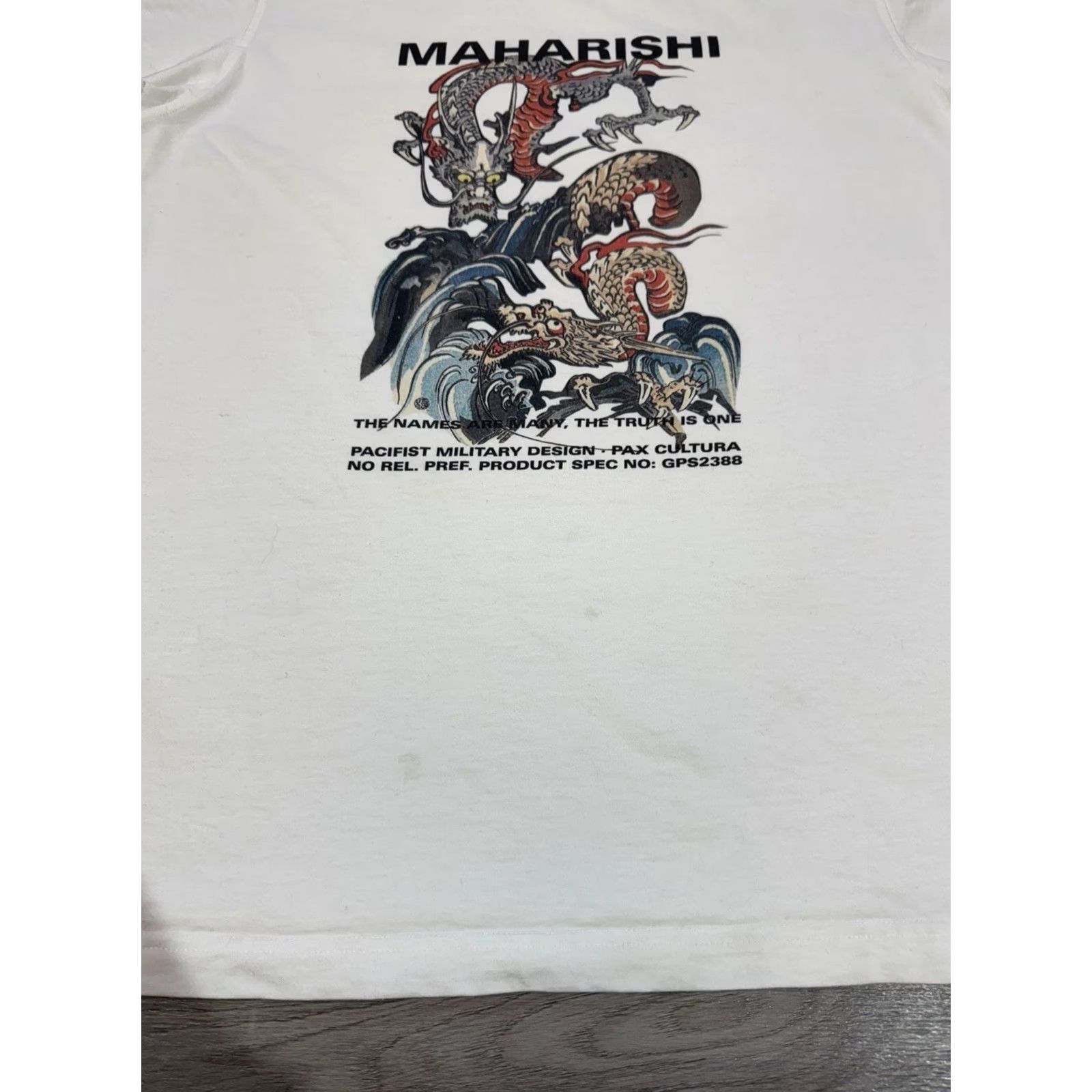 Maharishi Maharishi White T-Shirt Short Sleeve Crew Neck Size M Mens Size US M / EU 48-50 / 2 - 5 Thumbnail