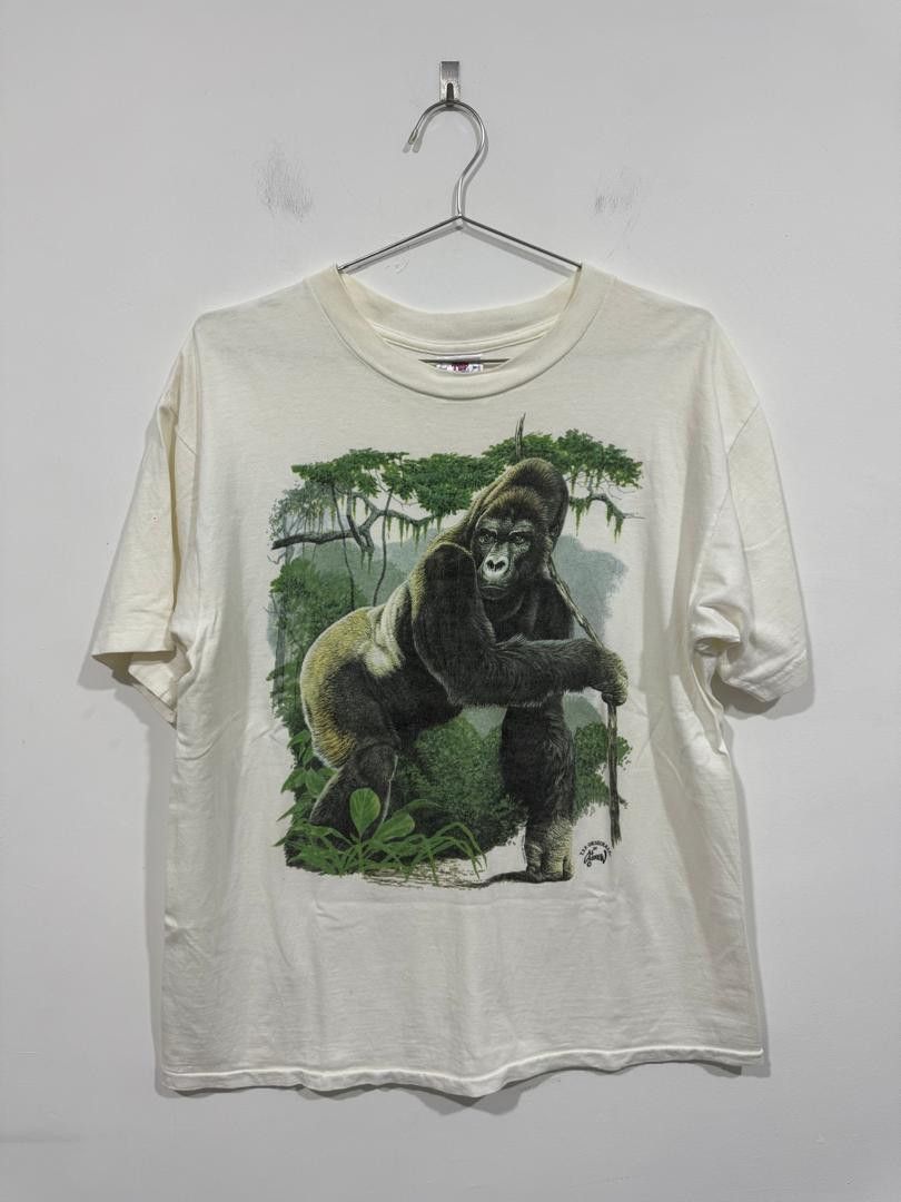 Vintage Vintage 80s Al Agnew Gorilla Tee Size US L / EU 52-54 / 3 - 1 Thumbnail