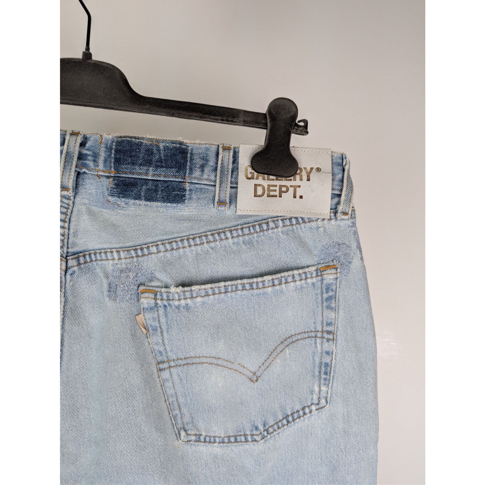 Gallery Dept. o1rshd1 5001 Gap Faded Denim Jeans in Blue 37 x 35 Size US 37 - 15 Thumbnail