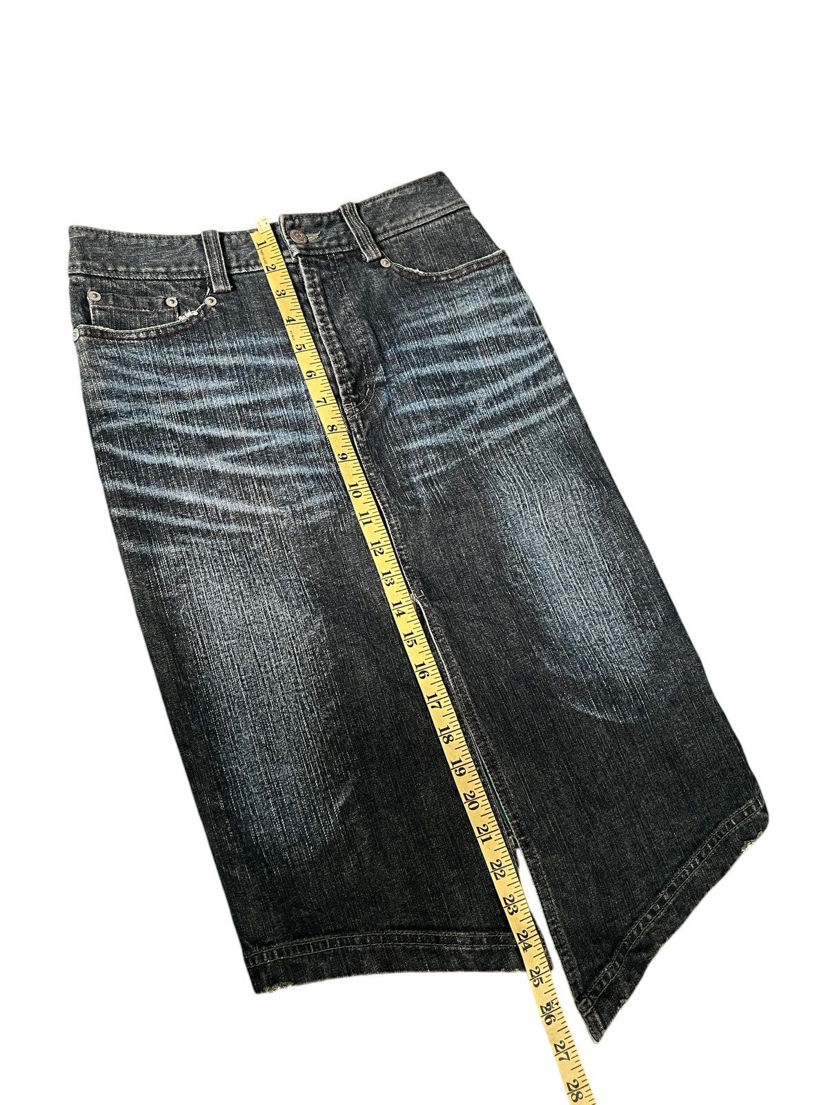 Tornado Mart 1990 Tornado Mart Whiskers Denim Skirt Size 27" / US 4 / IT 40 - 12 Thumbnail