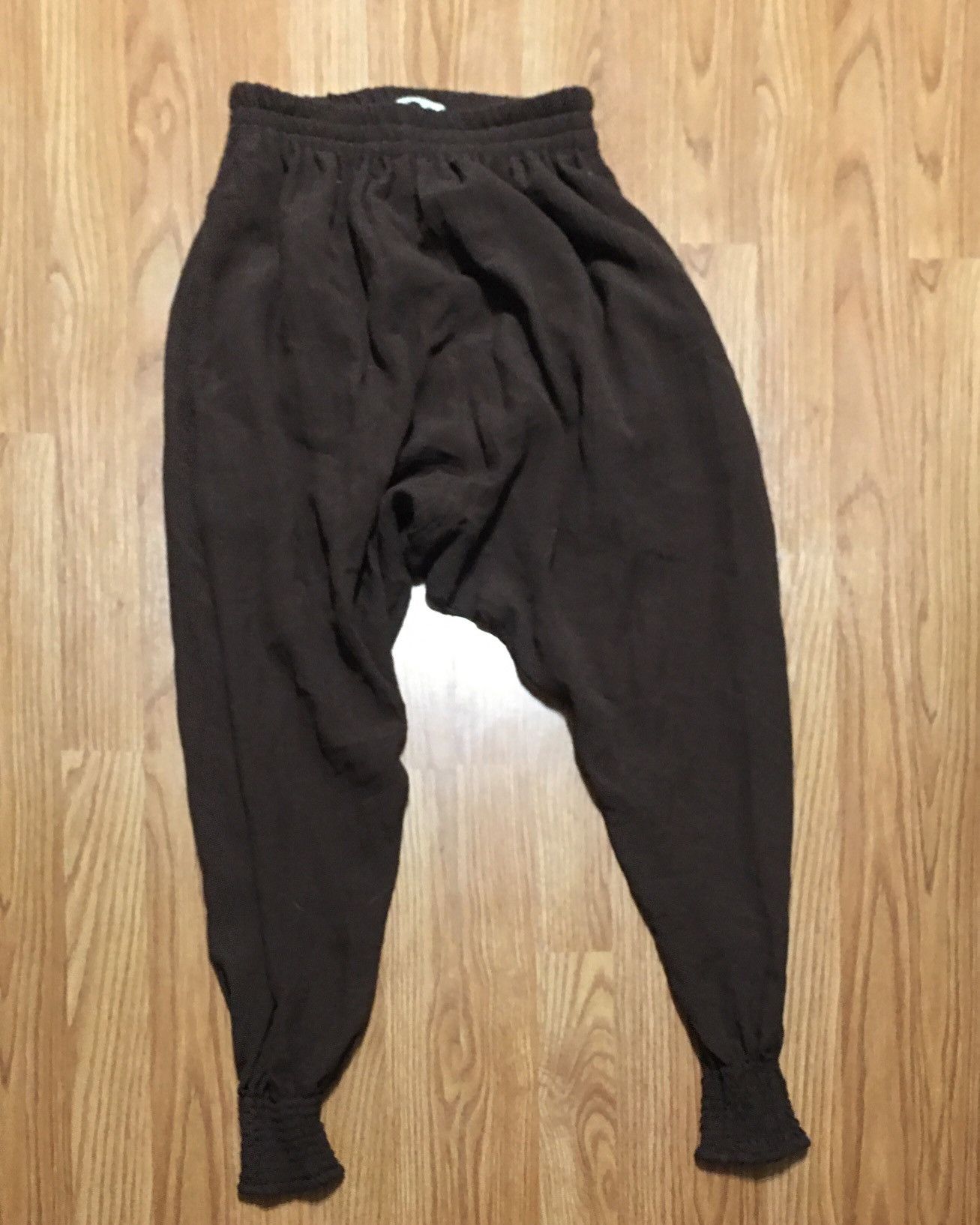 Designer MASSCOB Harem Designer Cotton Silk Linen Pants Size 34 / S Size 27" / US 4 / IT 40 - 6 Thumbnail