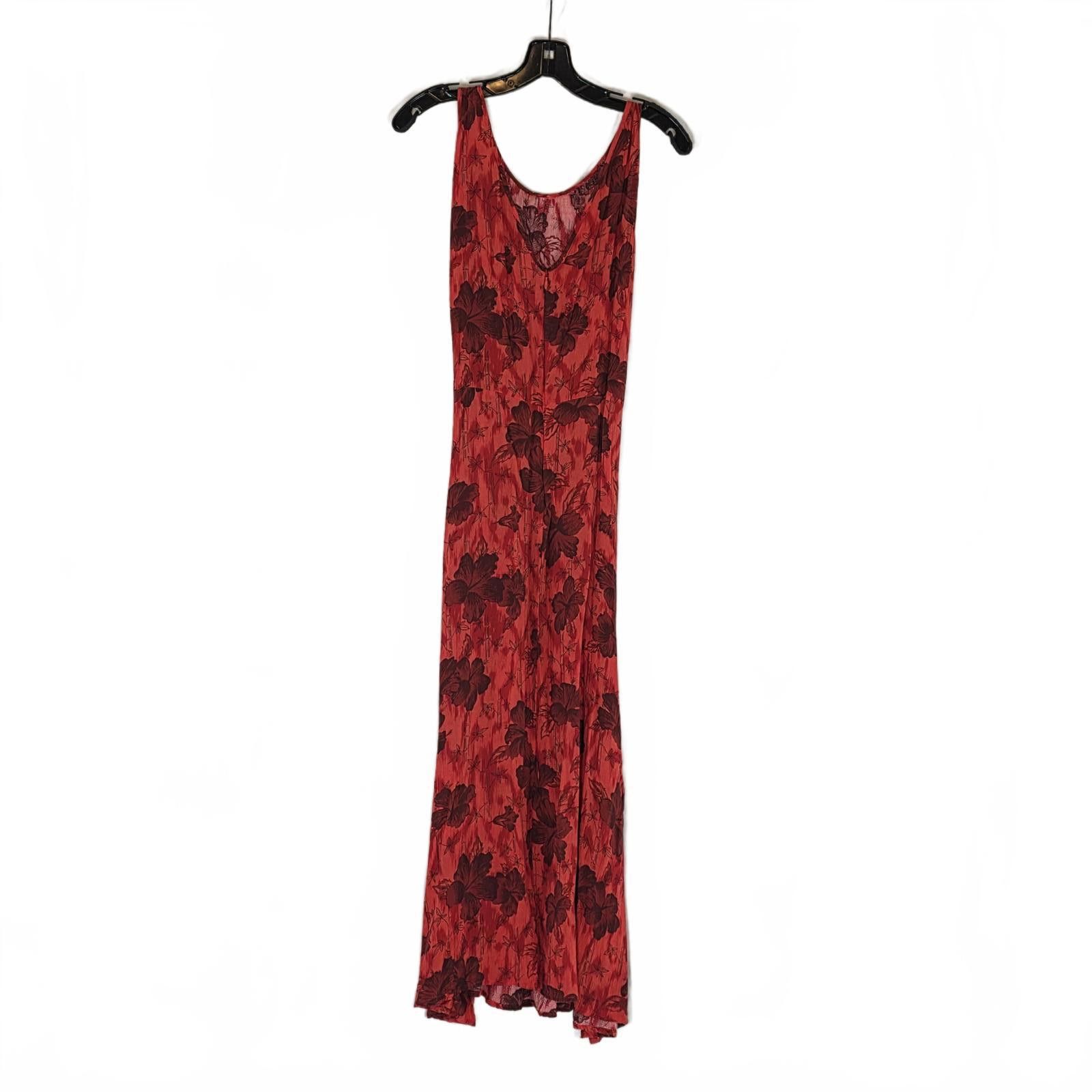 Unknown London King Louie Hazel Marlow Midi Dress in Fiery Red - XL Size M / US 6-8 / IT 42-44 - 3 Thumbnail