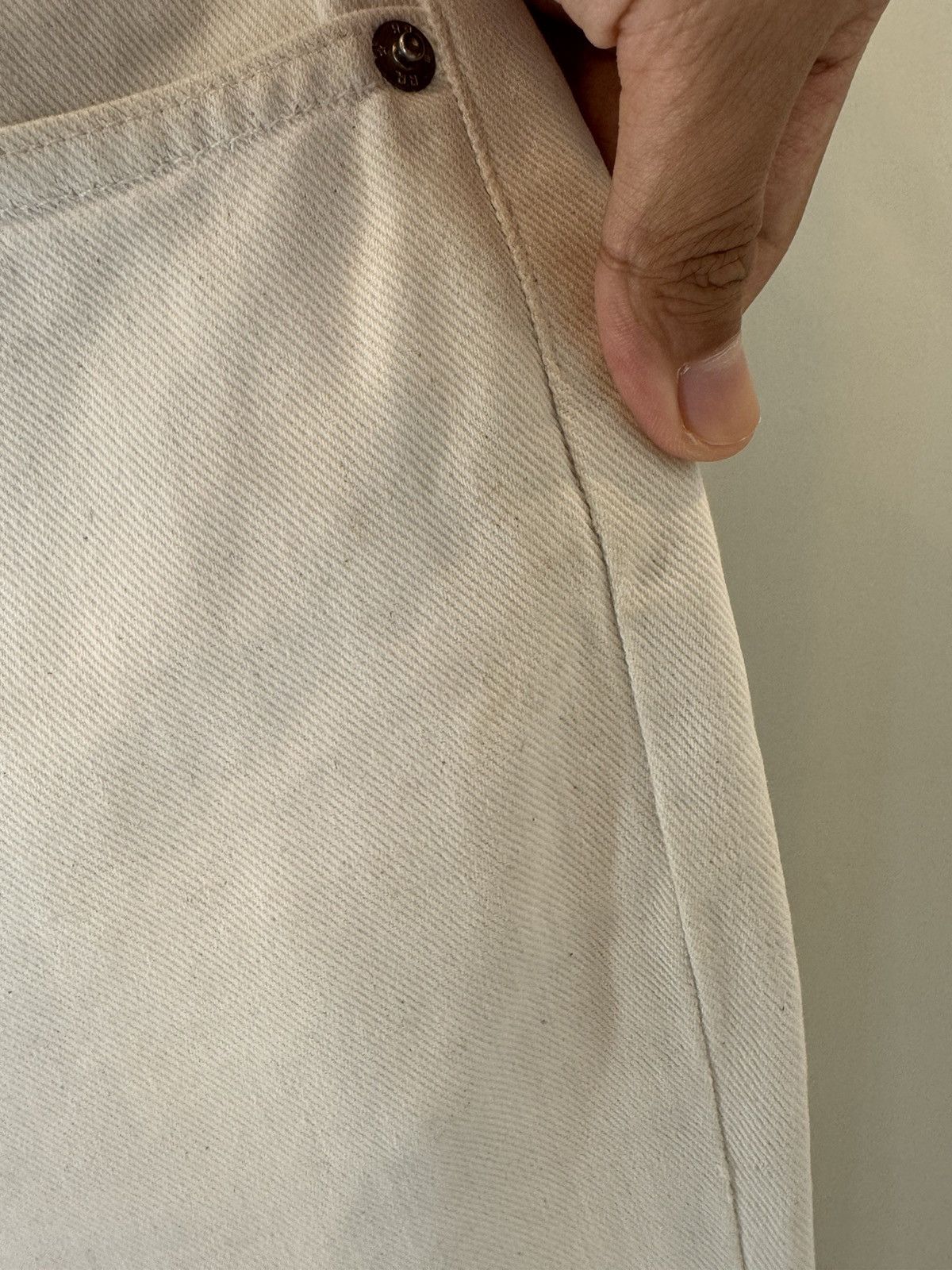 RRL Ralph Lauren Double RL White Denim Size US 32 / EU 48 - 9 Thumbnail