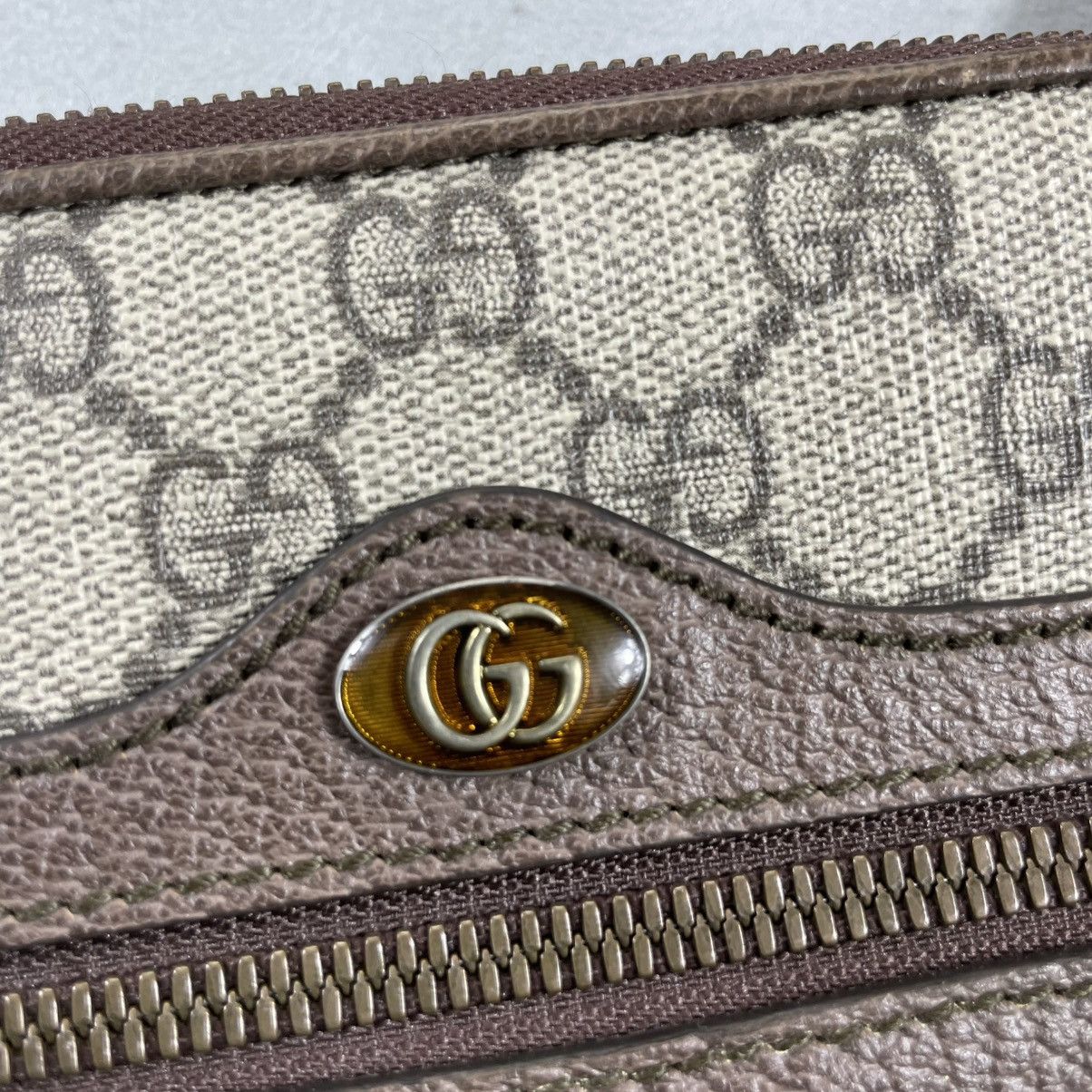 Gucci Ophidia Double Zip Crossbody Bag GG Coated Canvas Small Size ONE SIZE - 5 Thumbnail