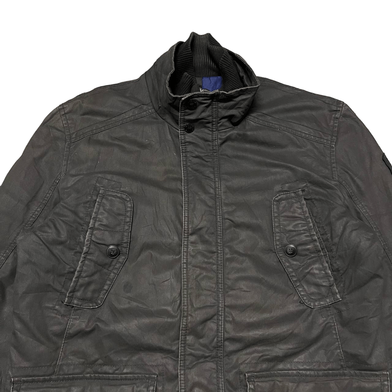 s.Oliver Vintage S. Oliver Waxed Jacket Size US L / EU 52-54 / 3 - 2 Thumbnail