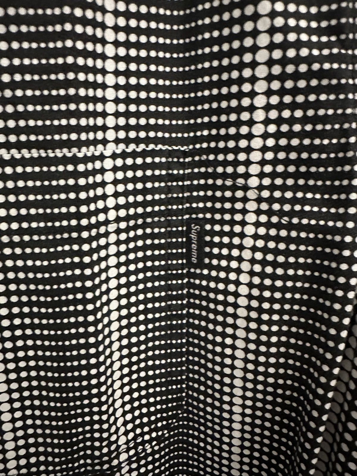 Supreme Supreme Dots Zip Up Shirt Black SS18 Size Large Size US L / EU 52-54 / 3 - 4 Thumbnail