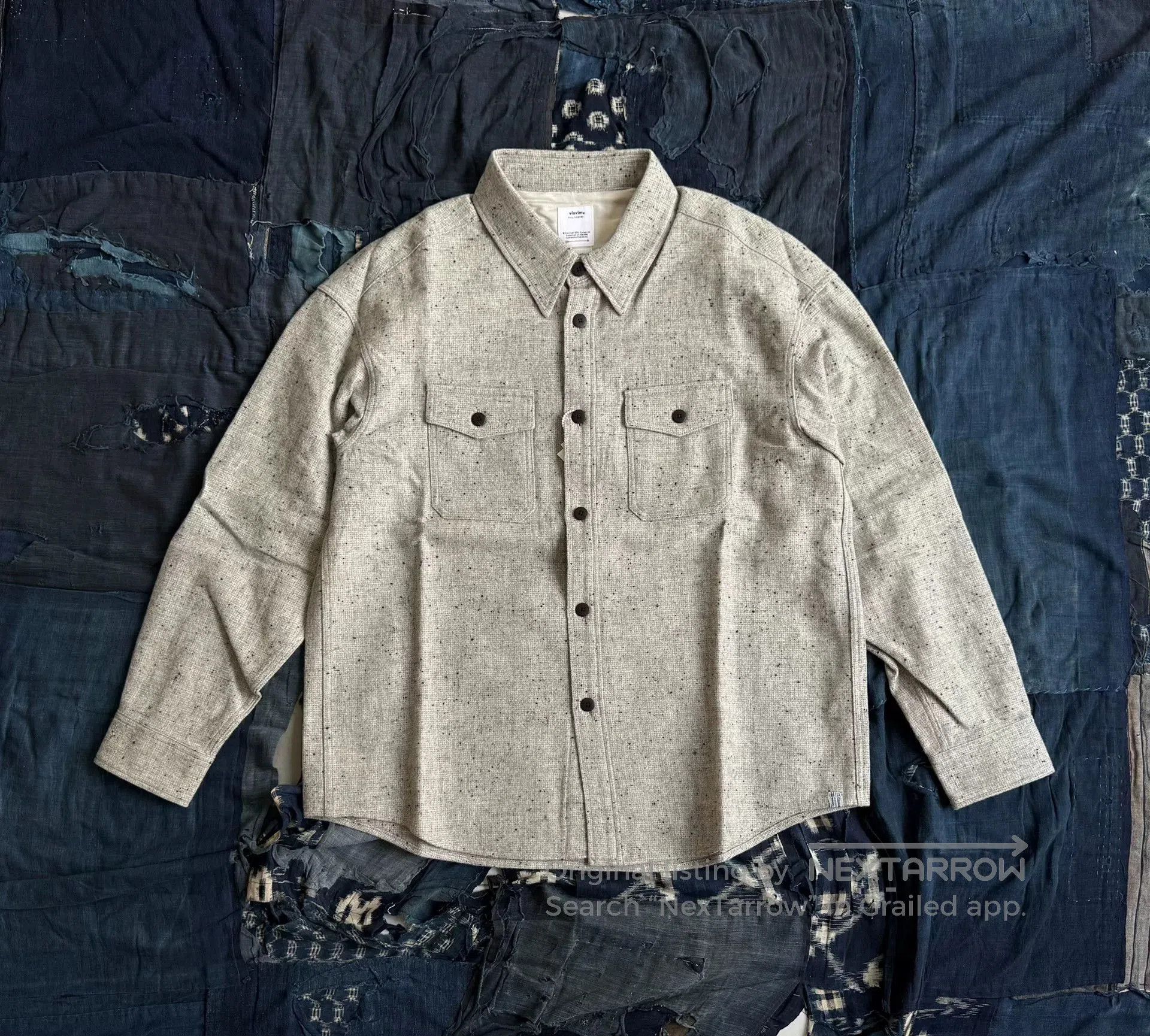 Visvim VISVIM Lumber Tweed Long Sleeve Shirt. Size US M / EU 48-50 / 2 - 1 Thumbnail