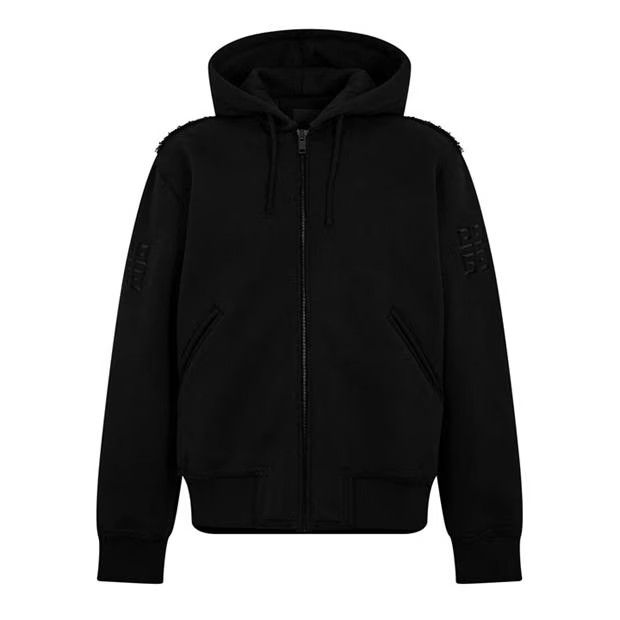 o1g2r1mq042 Zip Hoodies in Black