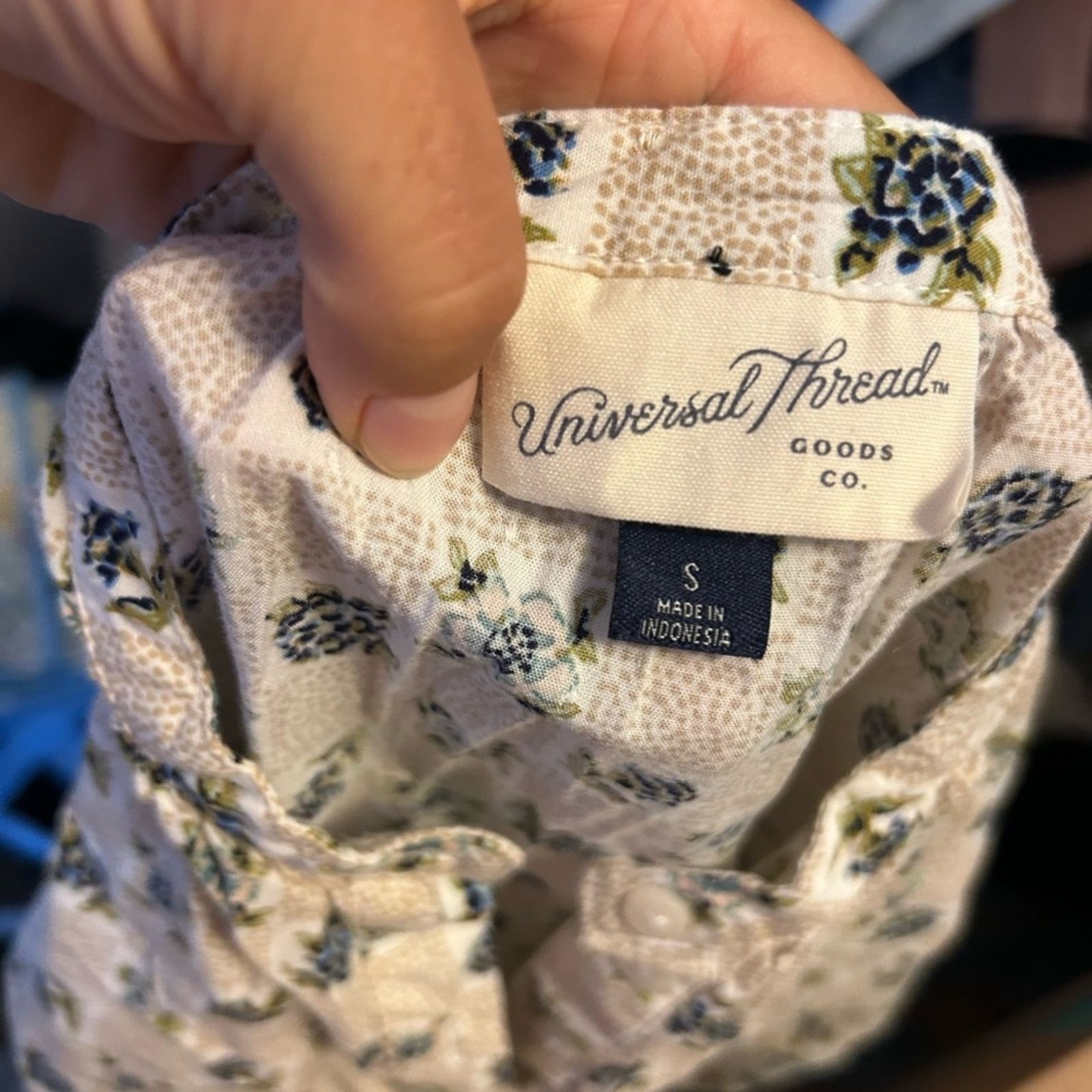 Other Universal Thread Floral Cottagecore Poet Blouse Size S / US 4 / IT 40 - 4 Thumbnail