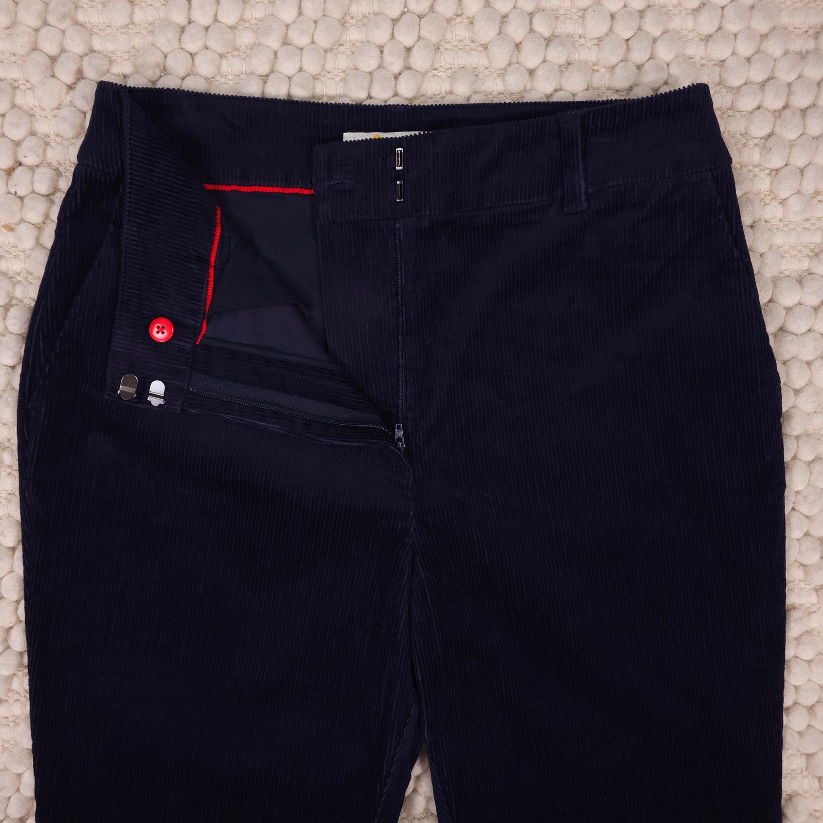 Boden Boden High Waist Corduroy Flares Navy Blue Sz 8 Size 32" / US 10 / IT 46 - 3 Thumbnail