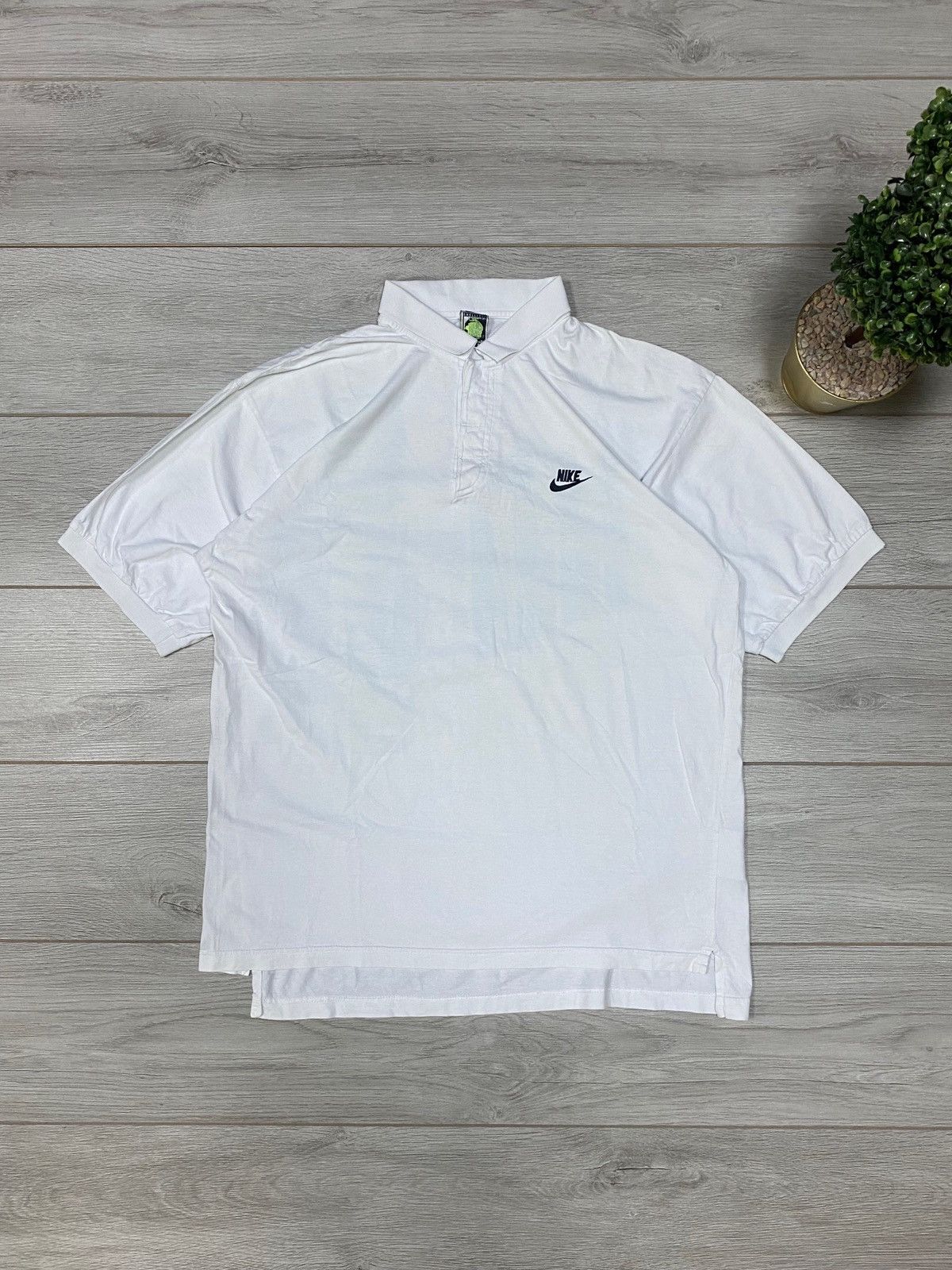 Vintage Nike Challenge Court 1990 vintage over print polo shirt Size US XL / EU 56 / 4 - 2 Thumbnail