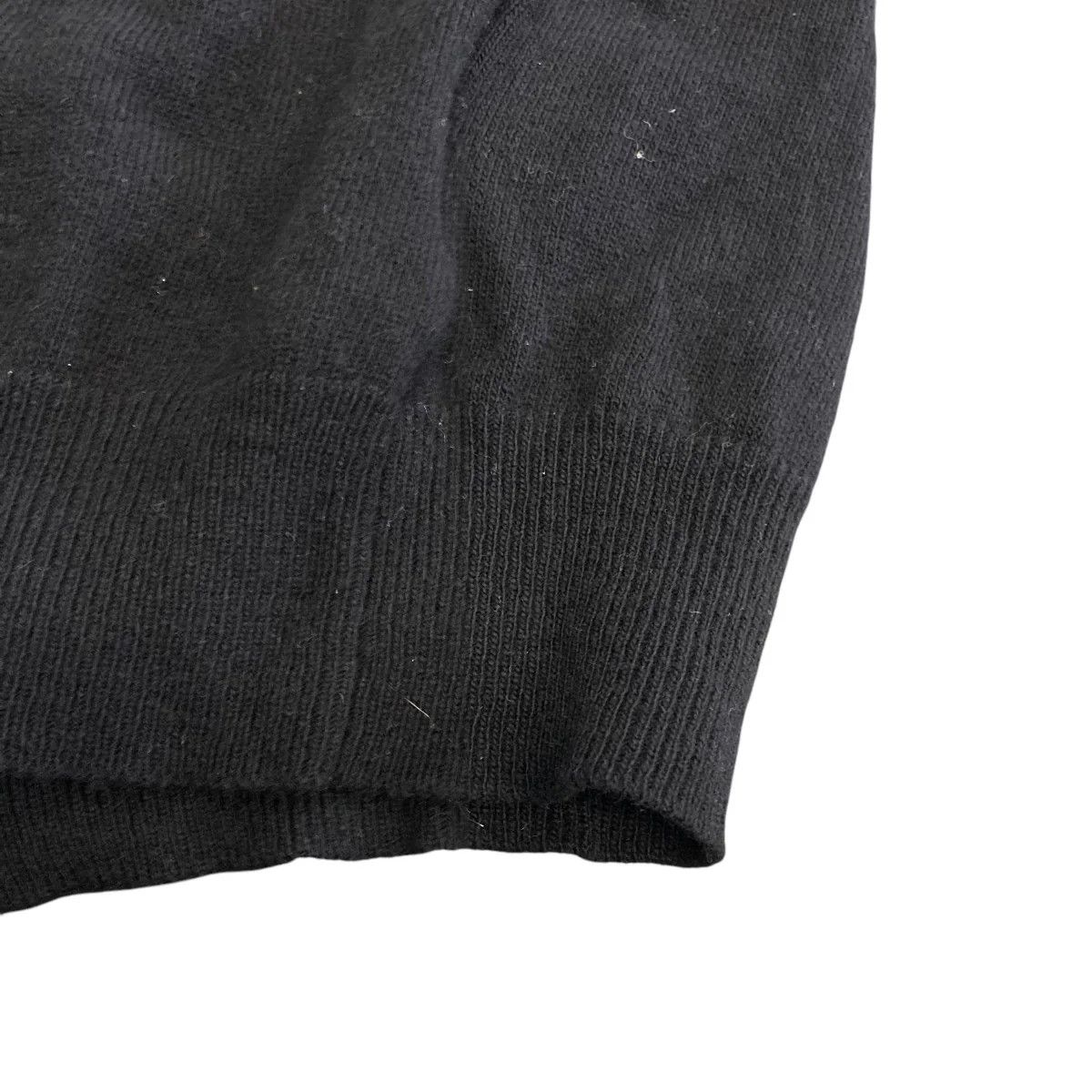 Comme des Garcons × Comme des Garcons SHIRT Patchwork Motif V Neck Wool Knit Sweater Size M / US 6-8 / IT 42-44 - 5 Thumbnail