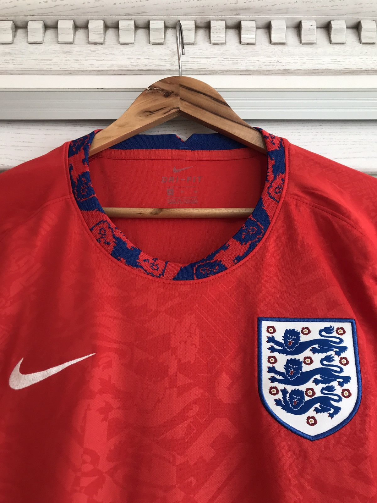 Nike England Euro 2020 Soccer Jersey Football Kit Shirt Size US XL / EU 56 / 4 - 8 Thumbnail
