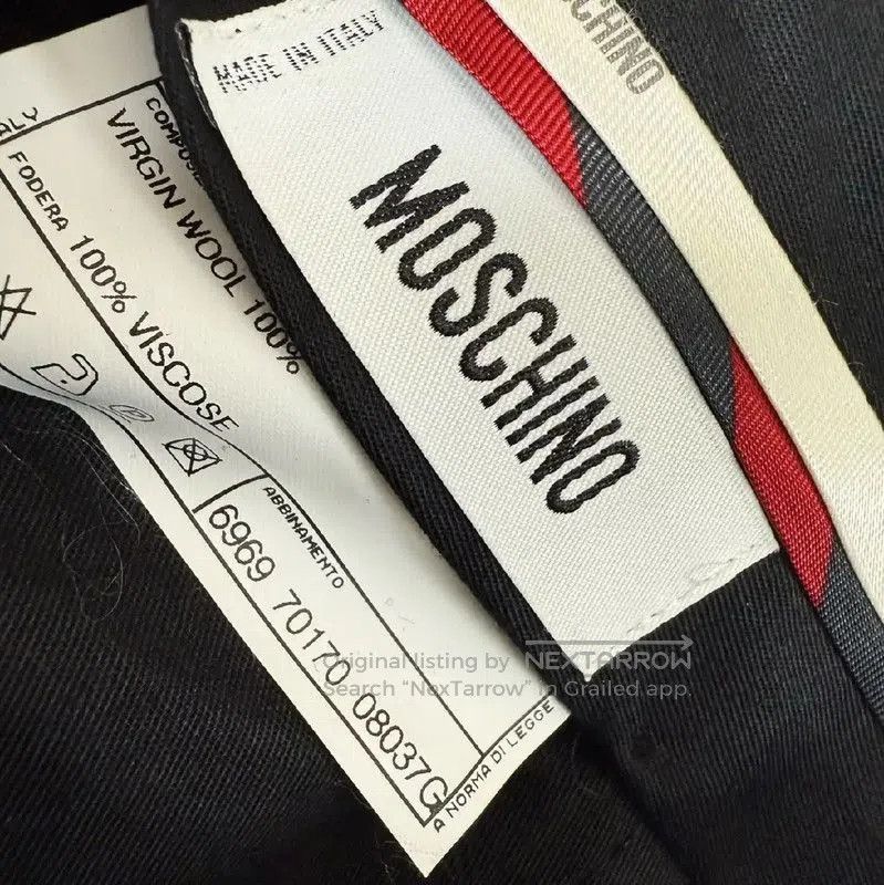 Moschino Moschino Black Wool Casual Pants for Men . Size US 40 / EU 56 - 6 Thumbnail