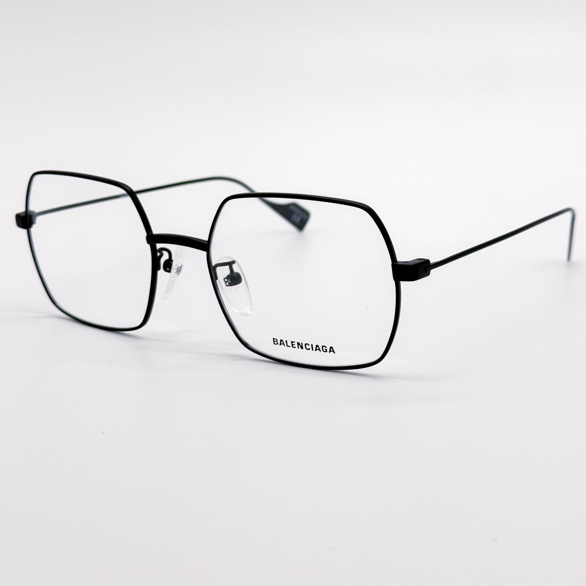 Balenciaga NEW BALENCIAGA EYEGLASSES BB0090O 001 SQUARE BLACK WOMEN EYE Size ONE SIZE - 3 Thumbnail