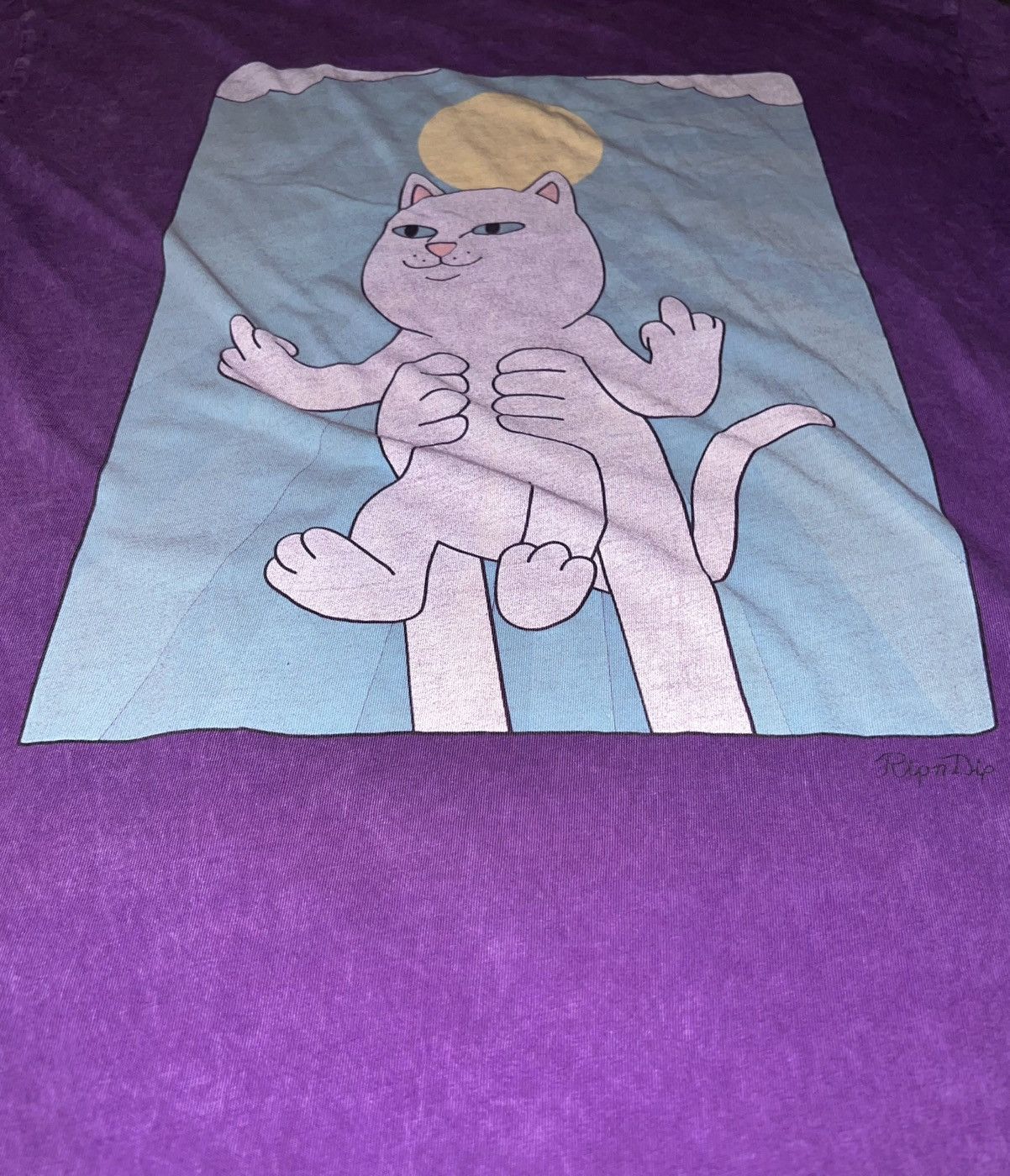 RIPNDIP RIPNDIP HALO BABY NERMAL T-SHIRT Size US L / EU 52-54 / 3 - 6 Thumbnail