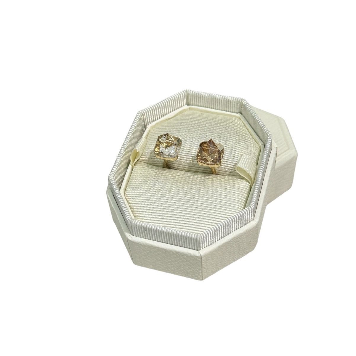 Swarovski Swarovski Ortyx open ring Pyramid cut, Yellow, Size 55/7 Size ONE SIZE - 5 Thumbnail