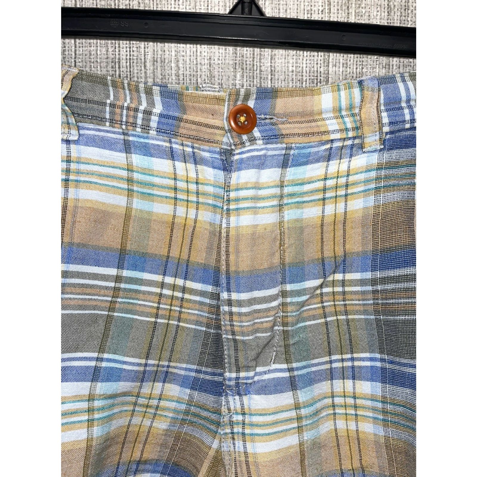 Tommy Bahama Tommy Bahama Linen Blend Multicolored Plaid Shorts Mens 34 Size US 34 / EU 50 - 2 Thumbnail