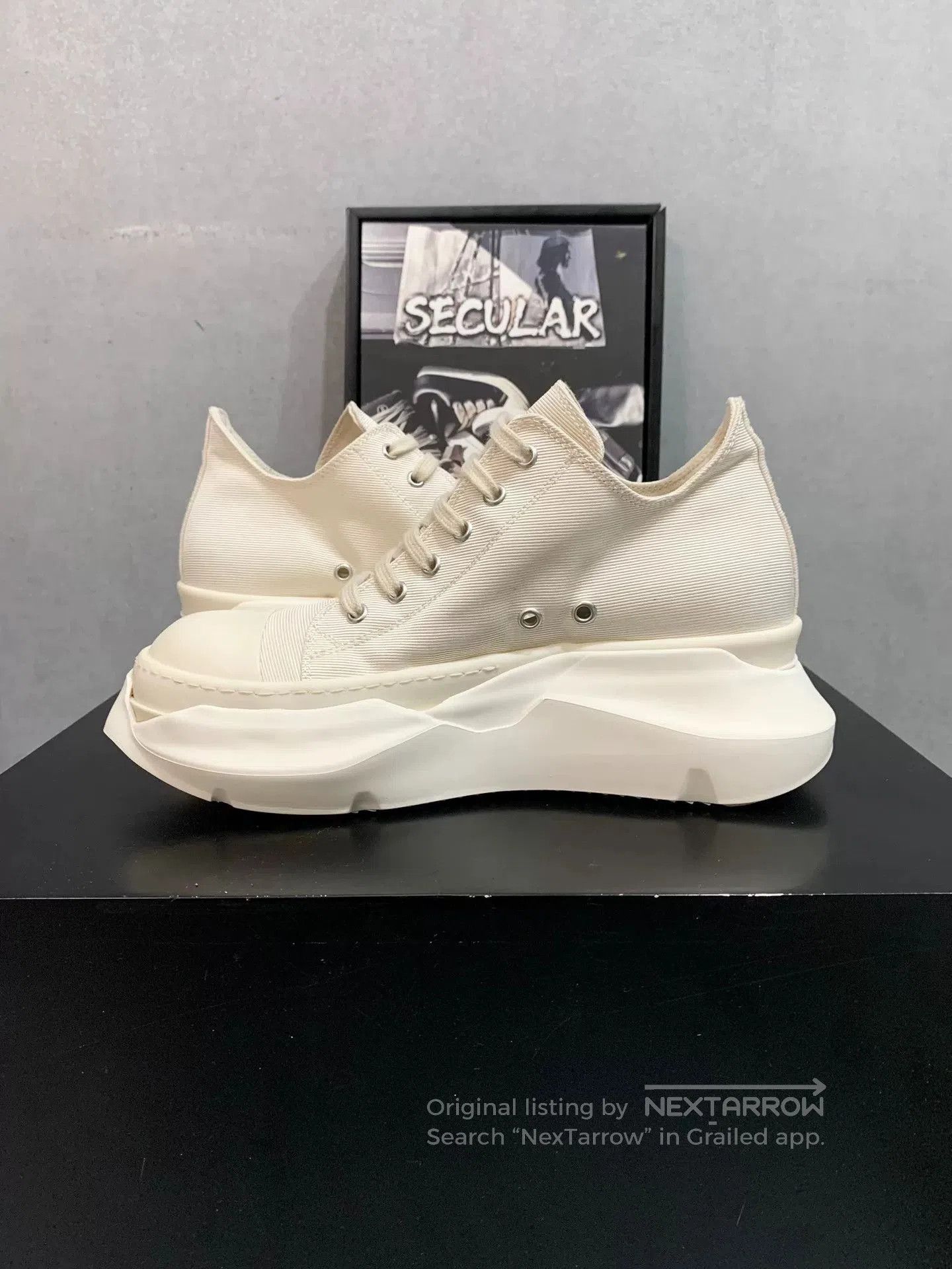 Rick Owens Rick Owens Thick Sole Low Top Sneakers. Size US 6 / EU 39 - 5 Thumbnail