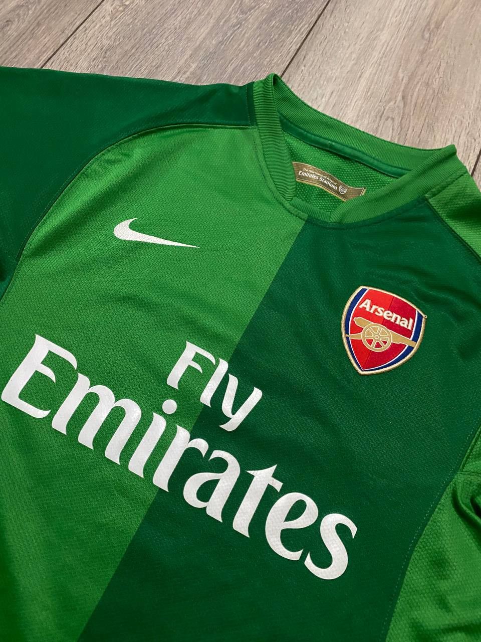 Nike Vintane Jerseys Nike Arsenal Fly Emirates Sharpy Green Y2K Size US S / EU 44-46 / 1 - 3 Thumbnail
