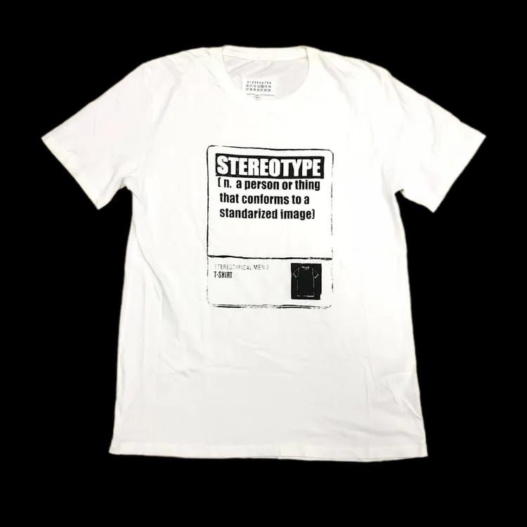 Maison Margiela Stereotype Tシャツ MAISON MARGIELA STEREOTYPE PRINT T SHIRT | eBay