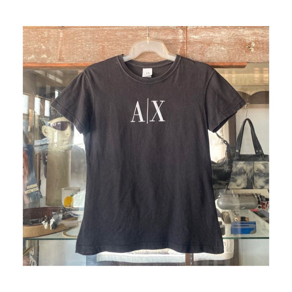Armani Exchange Vintage Armani Exchange Basic Logo Baby Doll Tee Size M / US 6-8 / IT 42-44 - 1 Thumbnail