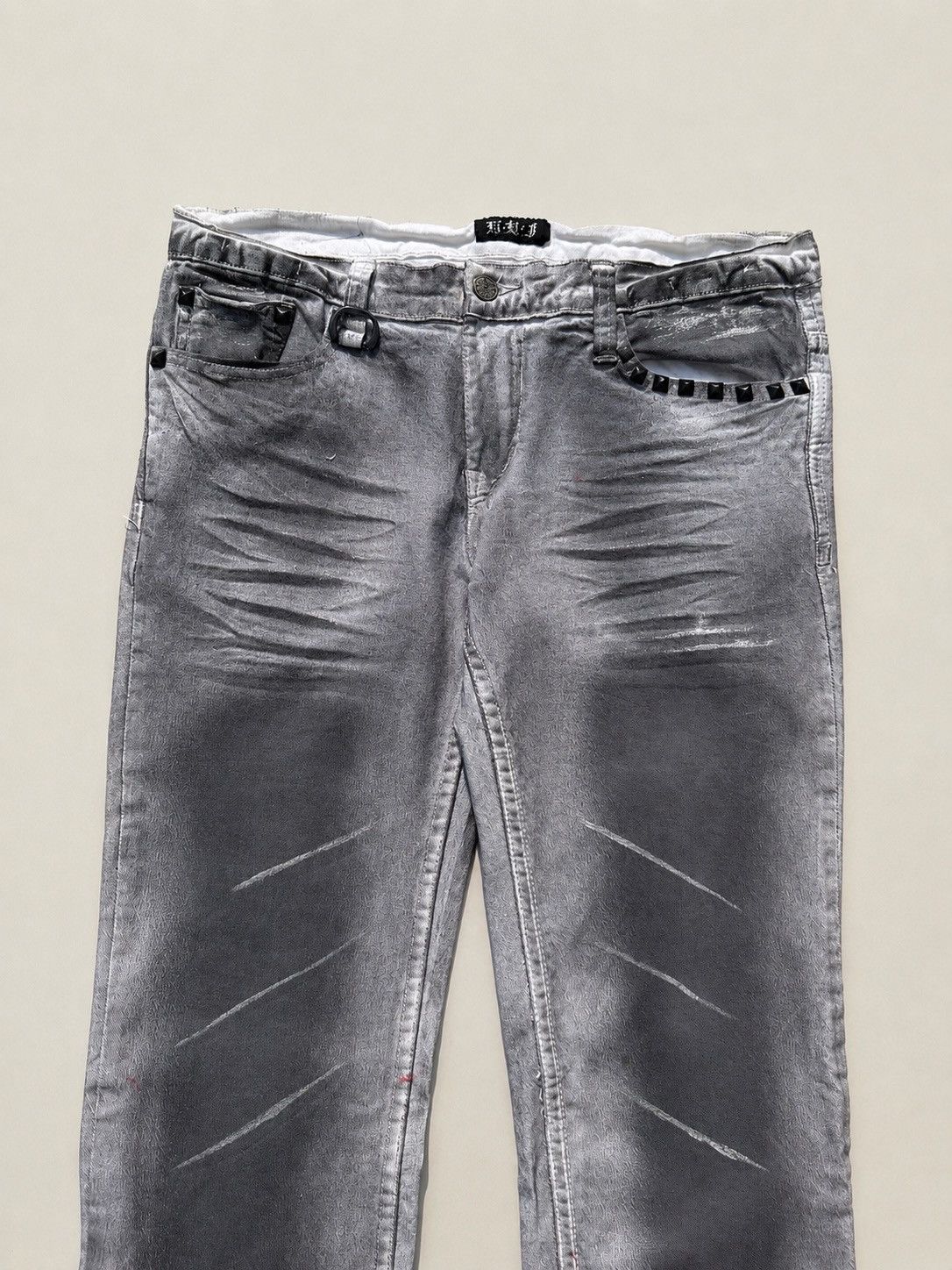 Japanese Brand Kui lace up flare jeans Size US 28 / EU 44 - 3 Thumbnail