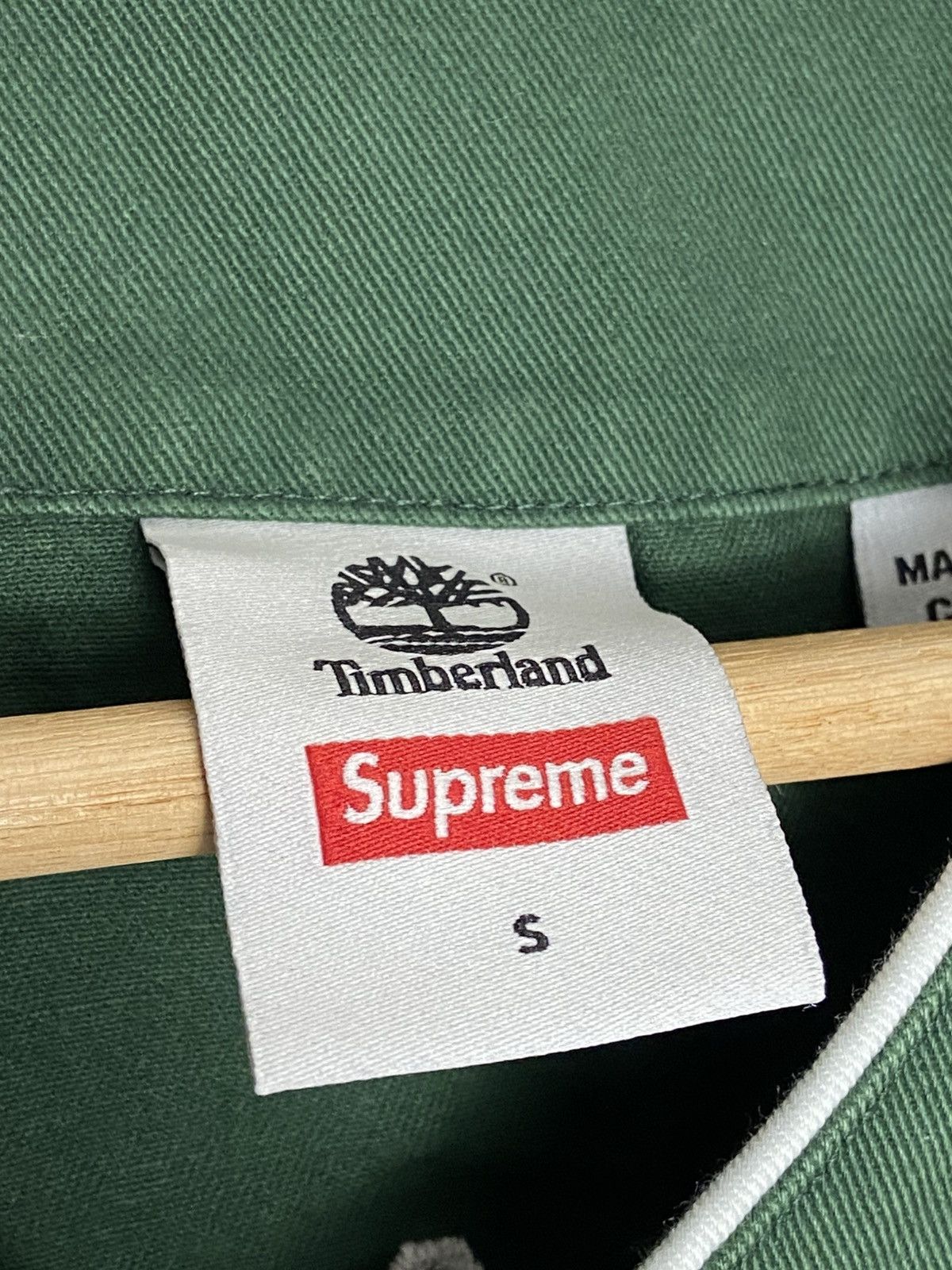 Supreme Used Supreme Timberland Baseball Jersey Green Size S Size US S / EU 44-46 / 1 - 3 Thumbnail