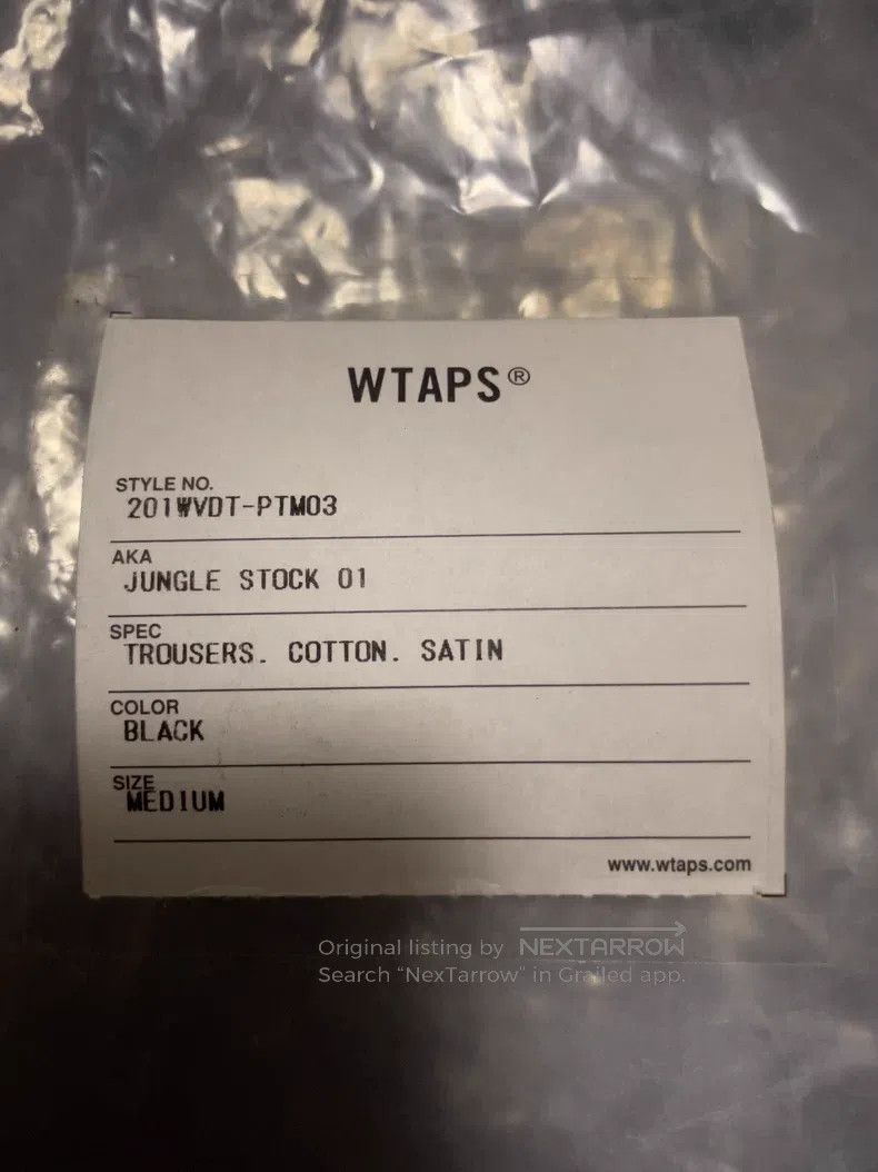 Wtaps Wtaps size 2 Black Washed Military Work Pants Size US 28 / EU 44 - 6 Thumbnail