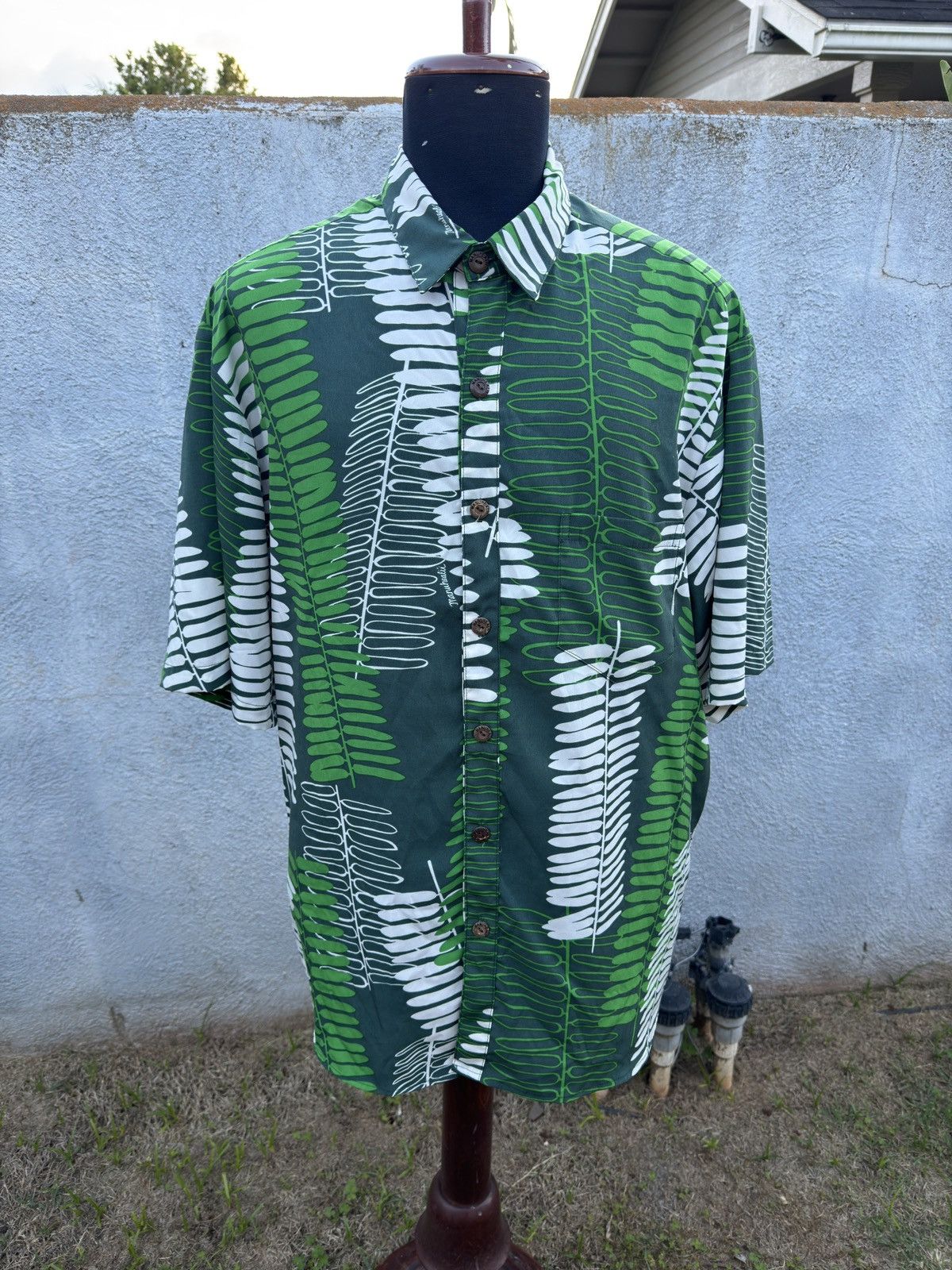 Other PreOwned Manuhealii Hawaiian Print Green Men's 2XL Size US XXL / EU 58 / 5 - 1 Thumbnail