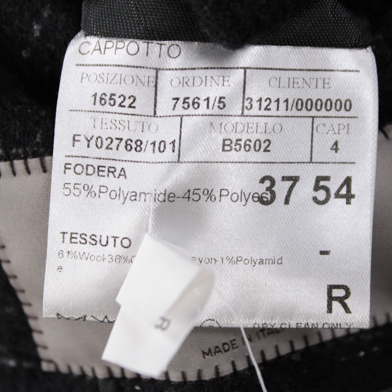 Canali Canali Coat Size XL US In Black Wool Blend Size US XL / EU 56 / 4 - 8 Thumbnail