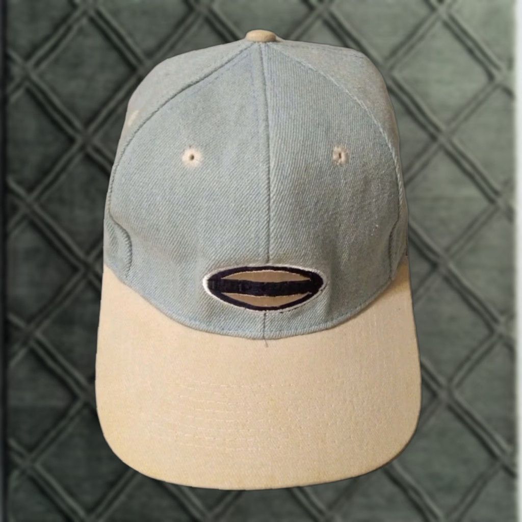 VINTAGE Rip Curl Hat Snapback Cap Mens Beige Denim Surfing USA Trucker Hat 90s Adjustable Multicolor Denim Cap Mens
