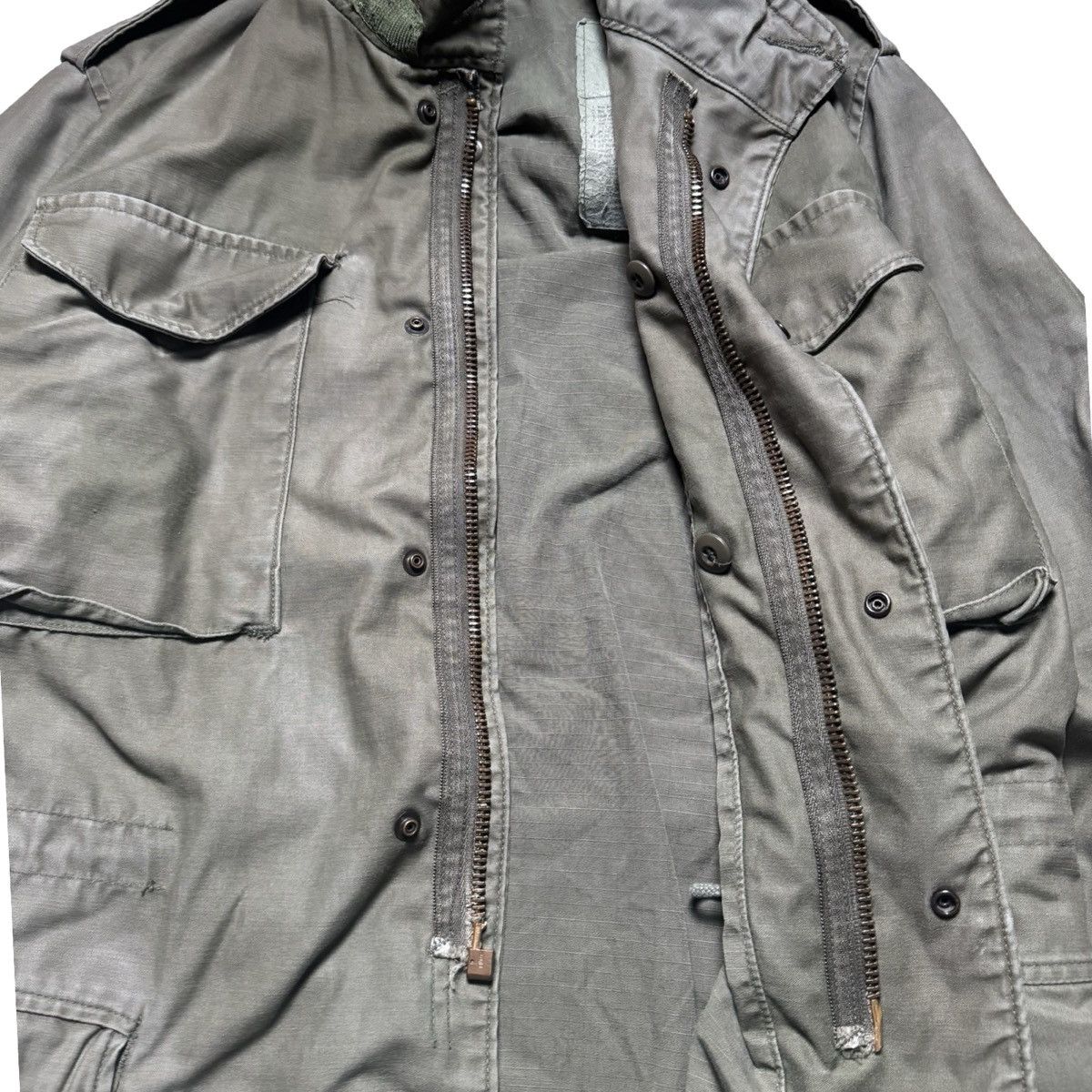 Other VTG US ARMY M-65 Field Jacket Coat Cold Weather OG-107 Small Size US S / EU 44-46 / 1 - 3 Thumbnail