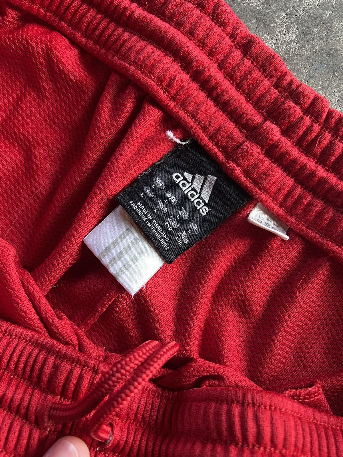 Adidas Vintage Adidas Red Sweatpants Size US 34 / EU 50 - 4 Thumbnail