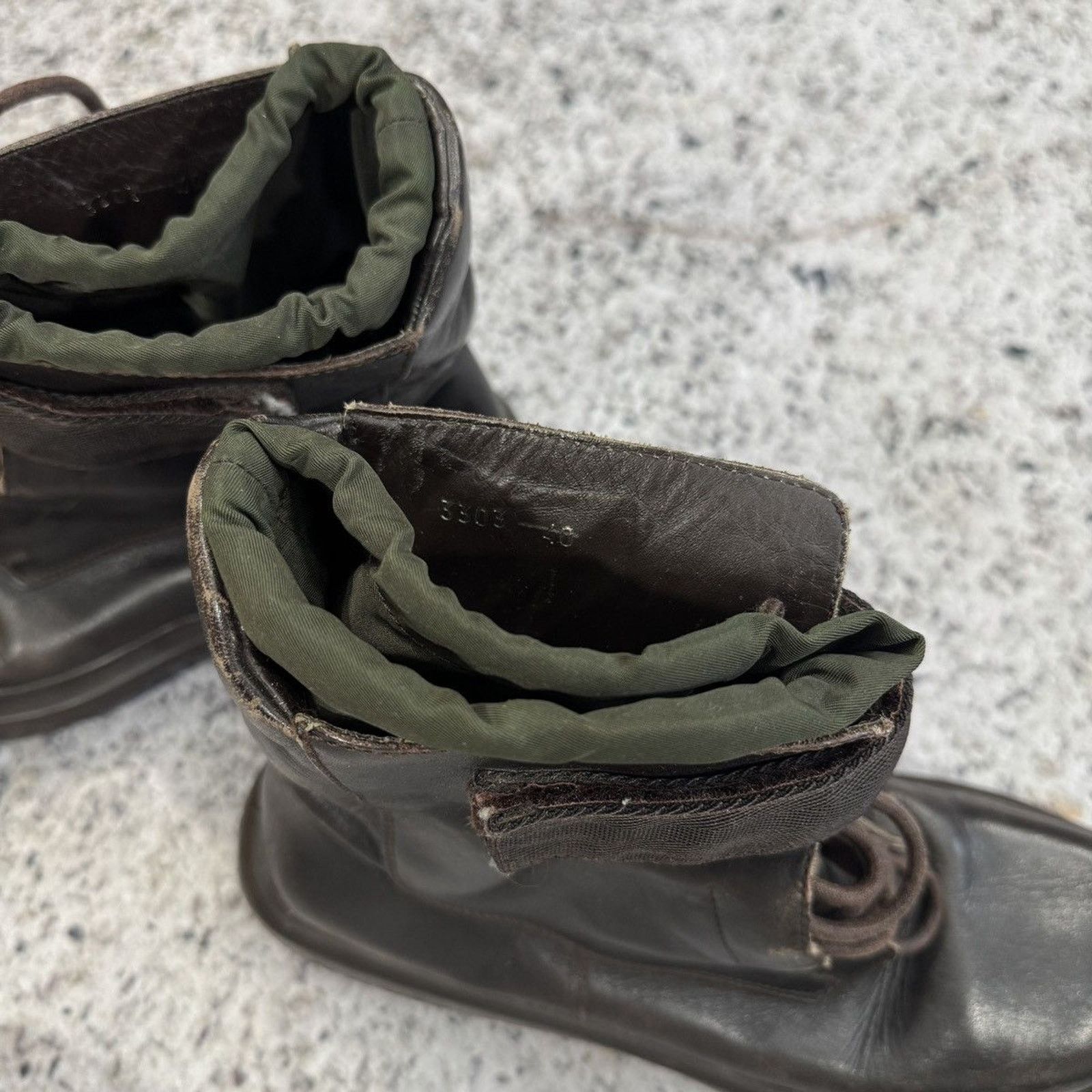 Prada Prada AW99 Archive Square Toe Vibram Combat Boots Size US 7.5 / EU 40-41 - 18 Thumbnail