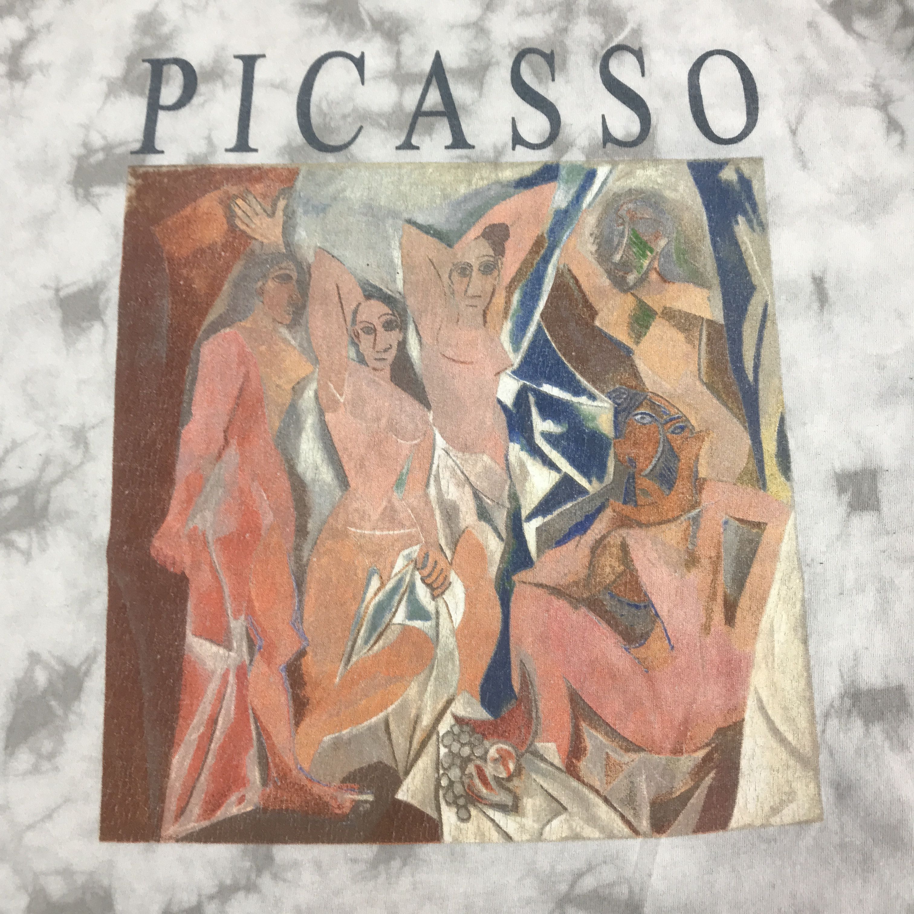 Japanese Brand Y2K PICASSO RARE DESIGN ART T-SHIRT K117B20 Size US L / EU 52-54 / 3 - 8 Thumbnail