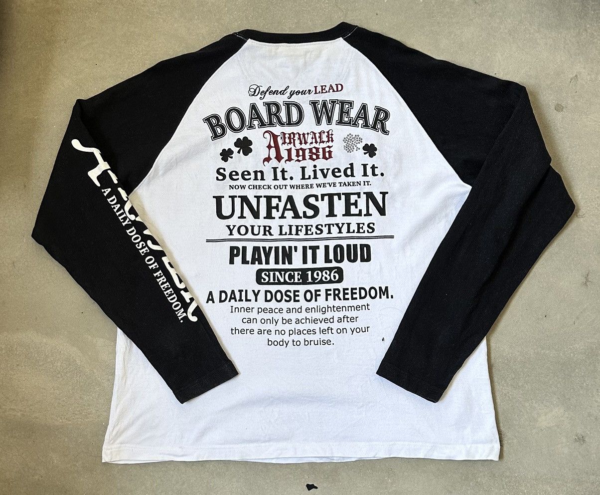 Airwalk VINTAGE AIRWALK Y2K RAGLAN TEE Size US L / EU 52-54 / 3 - 1 Thumbnail