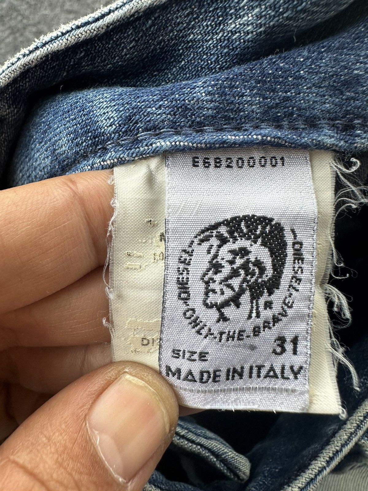 Diesel Vintage Diesel Industries Faded Wash Denim Size 31 D100 Size US 31 - 18 Thumbnail