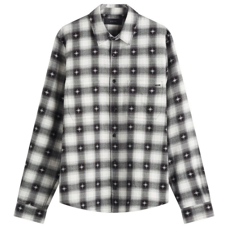 Amiri oc11z0426 Starburst Flannel Shirt in Multicolor Size US M / EU 48-50 / 2 - 1 Thumbnail