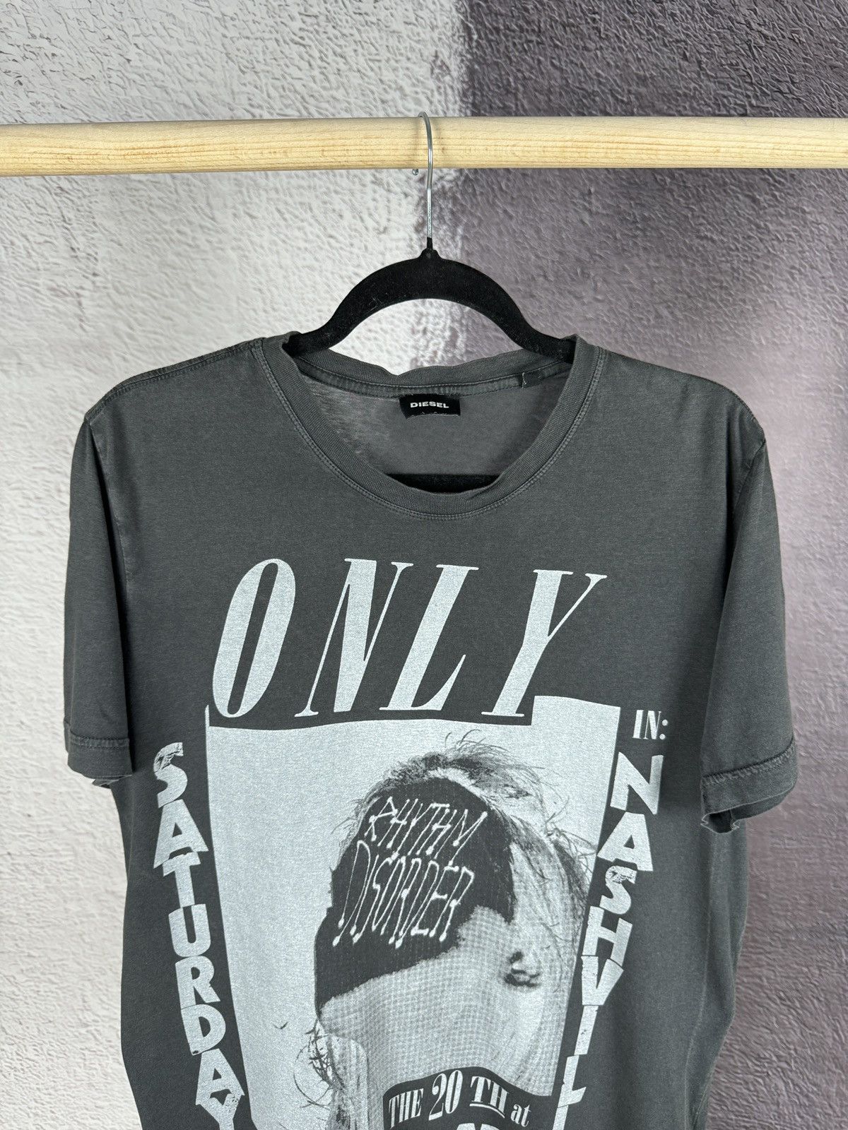 Diesel Diesel Theater Rhythm Disorder Tee size M black Size US M / EU 48-50 / 2 - 3 Thumbnail