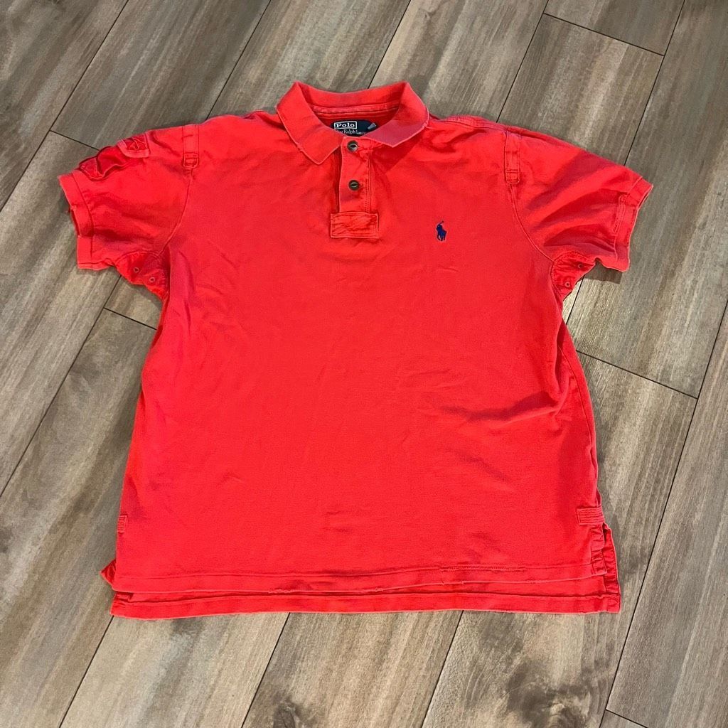 Polo Ralph Lauren Polo Ralph Lauren Red Polo Shirt Men XL Bin L-48 Size US M / EU 48-50 / 2 - 1 Thumbnail