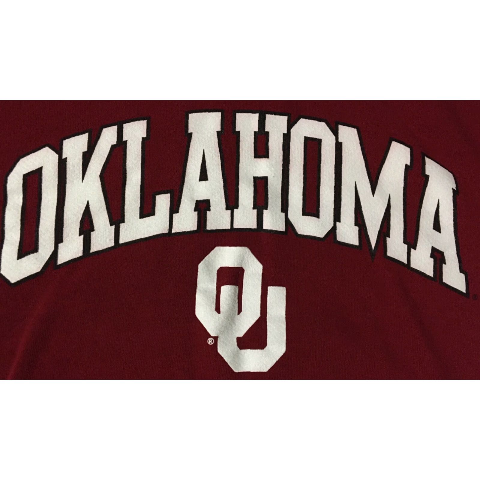 Russell Athletic VINTAGE Russell Oklahoma University Spellout Hoodie Sweatshirt S Red Mens 90s College Football Track & Field University USA Sooner Pullover Size US S / EU 44-46 / 1 - 2 Thumbnail