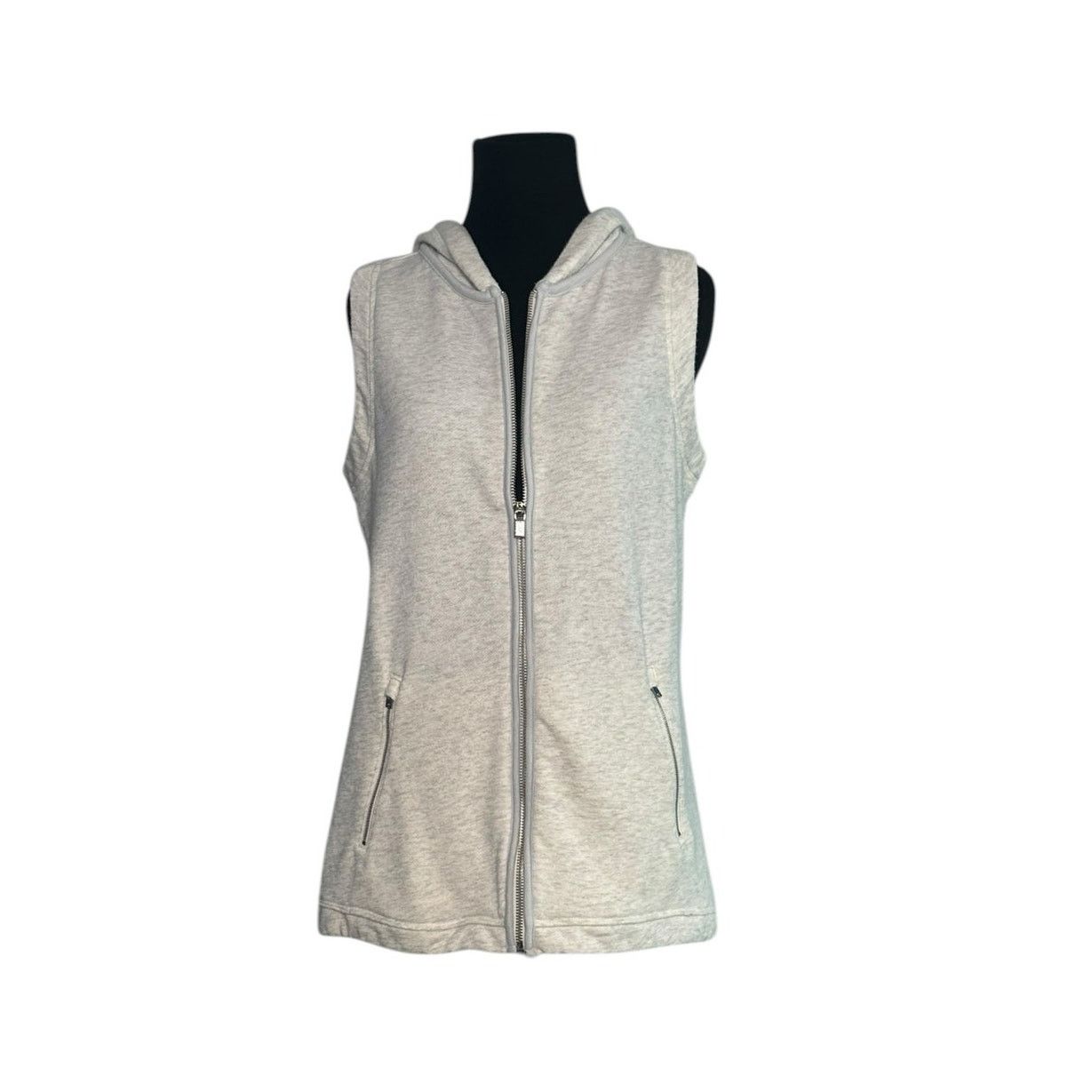 Athleta Athleta heather gray Blissful hoodie Terry Vest size small Size S / US 4 / IT 40 - 6 Thumbnail