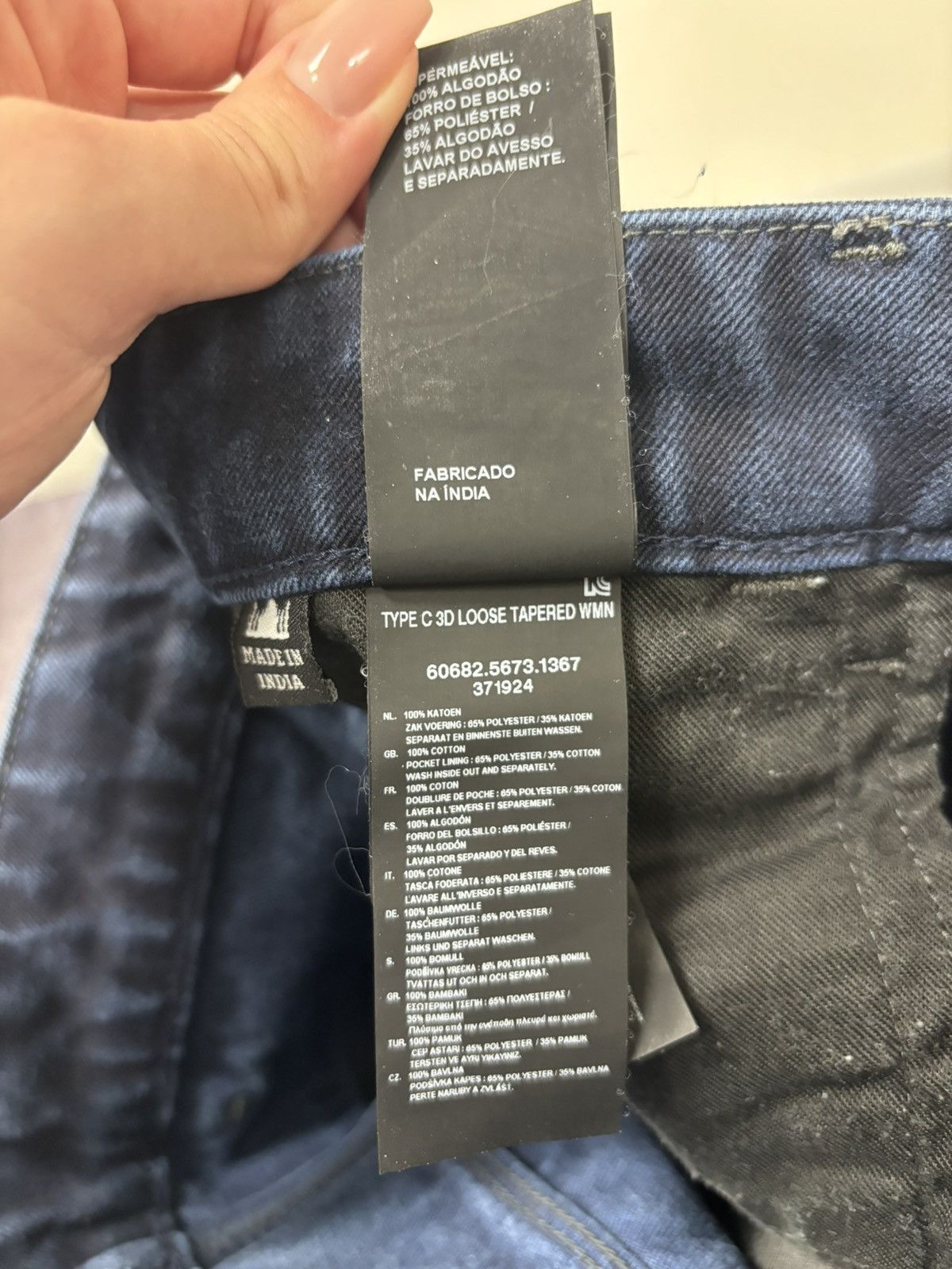 G-Star Vintage G-Star Raw Y2K Avant Garde Cropped Tapered Jeans Size US 27 - 17 Thumbnail