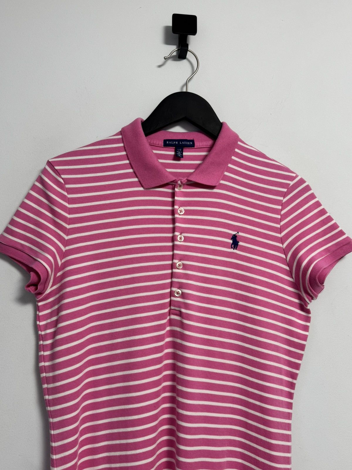 Ralph Lauren Ralph Lauren Striped Cotton Polo Dress Size L / US 10 / IT 46 - 2 Thumbnail