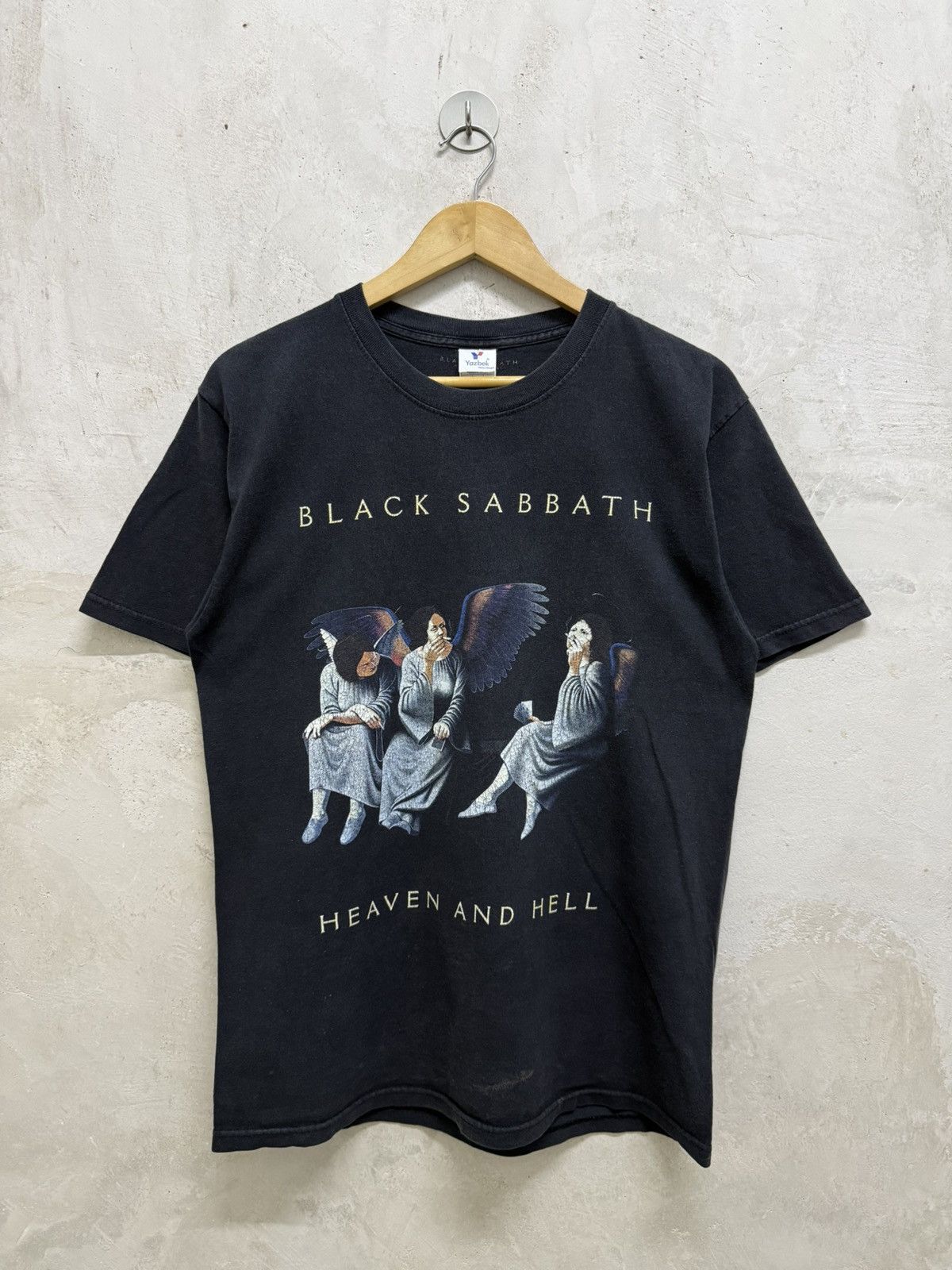 Band Tees 2000s Faded Black Sabbath Heaven and Hell Shirt Size US M / EU 48-50 / 2 - 1 Thumbnail