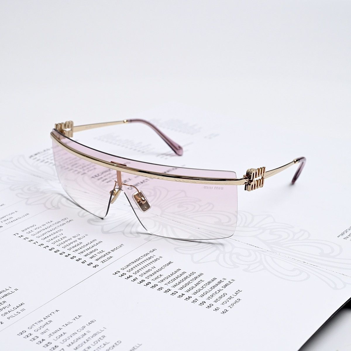 Miu Miu MIU MIU 0MU 50ZS SUNGLASSES Size ONE SIZE - 1 Thumbnail