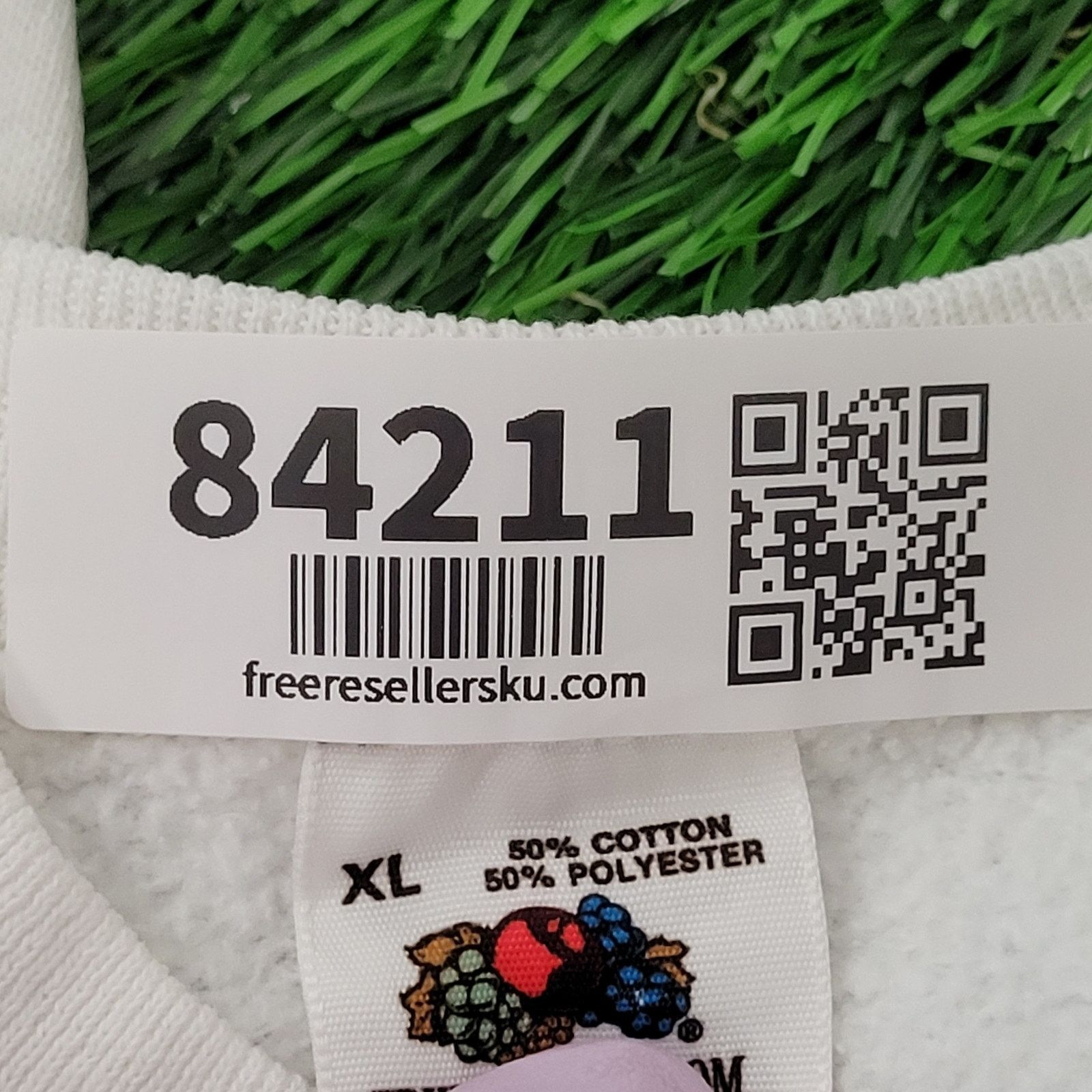 Fruit Of The Loom Vintage 1987 Funny Noid Sweatshirt Womens XL 22x22 White Size XL / US 12-14 / IT 48-50 - 7 Thumbnail